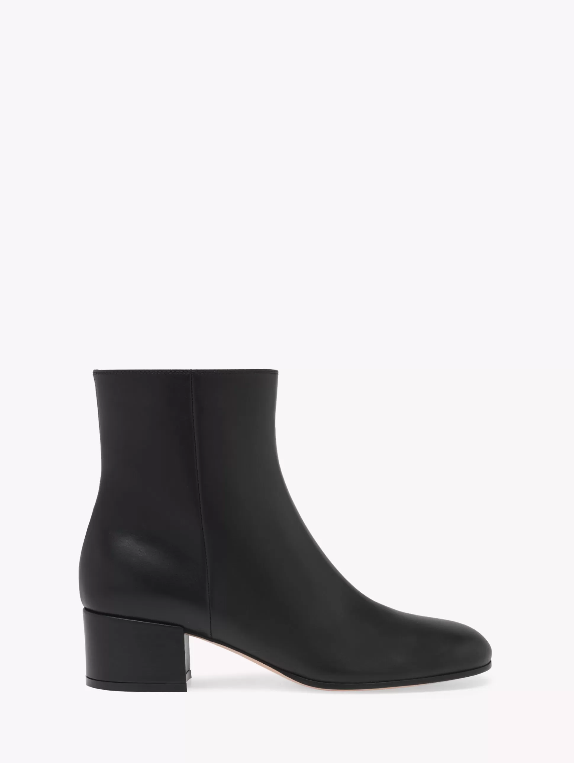 Gianvito Rossi Booties-JOELLE 45 BLACK LEATHER