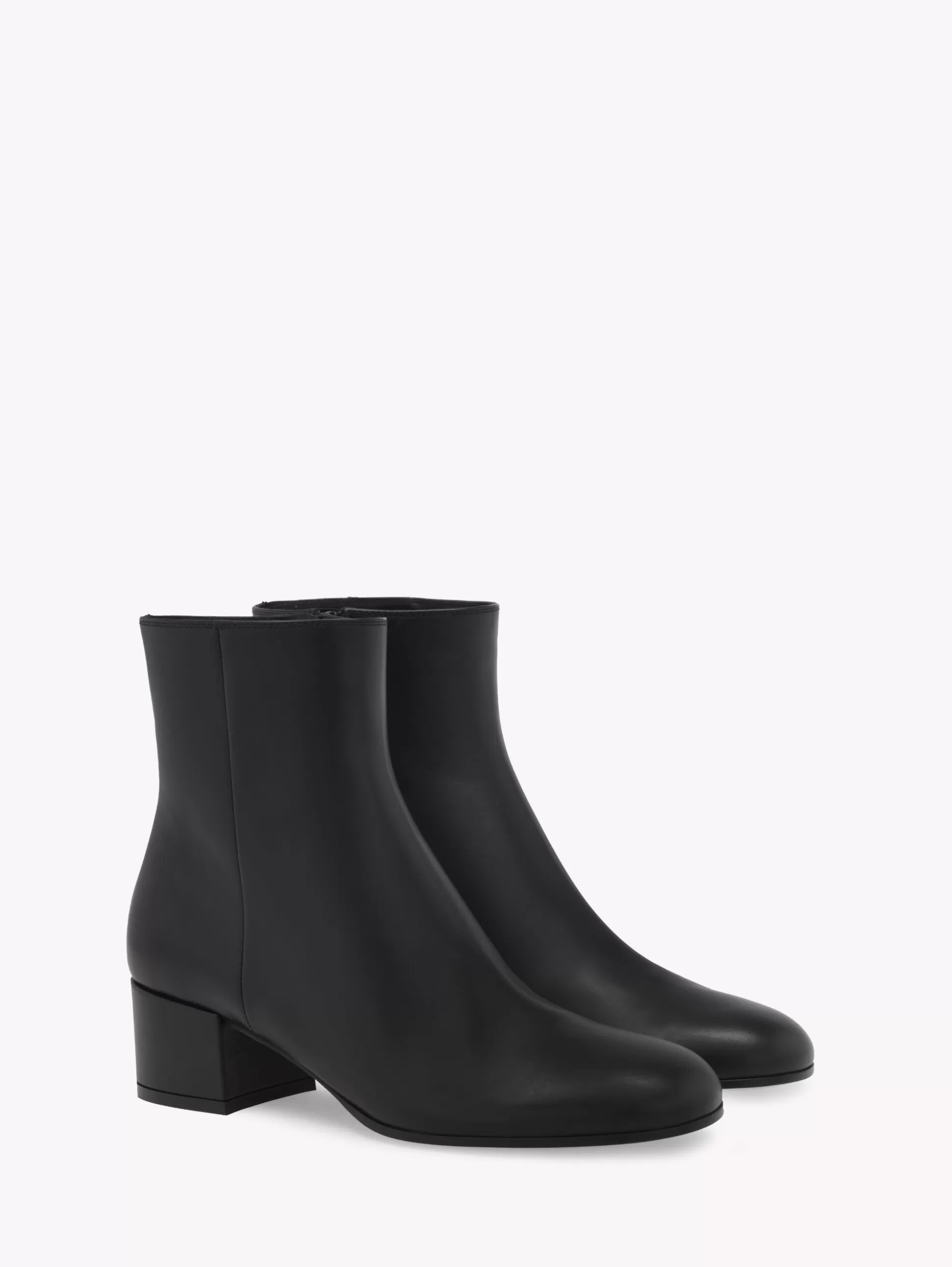 Gianvito Rossi Booties-JOELLE 45 BLACK LEATHER