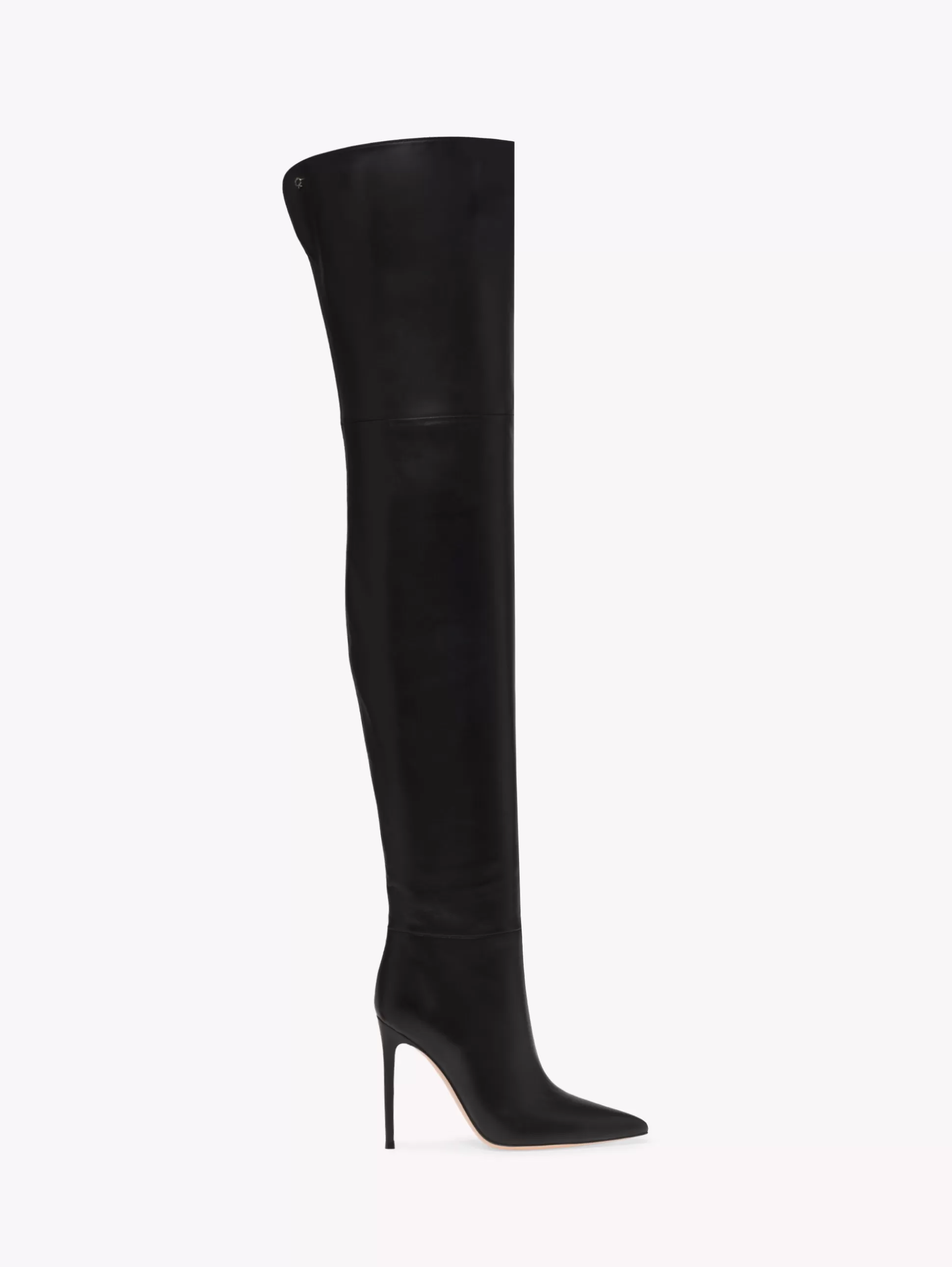 Gianvito Rossi Boots-JOY CUISSARD BLACK LEATHER