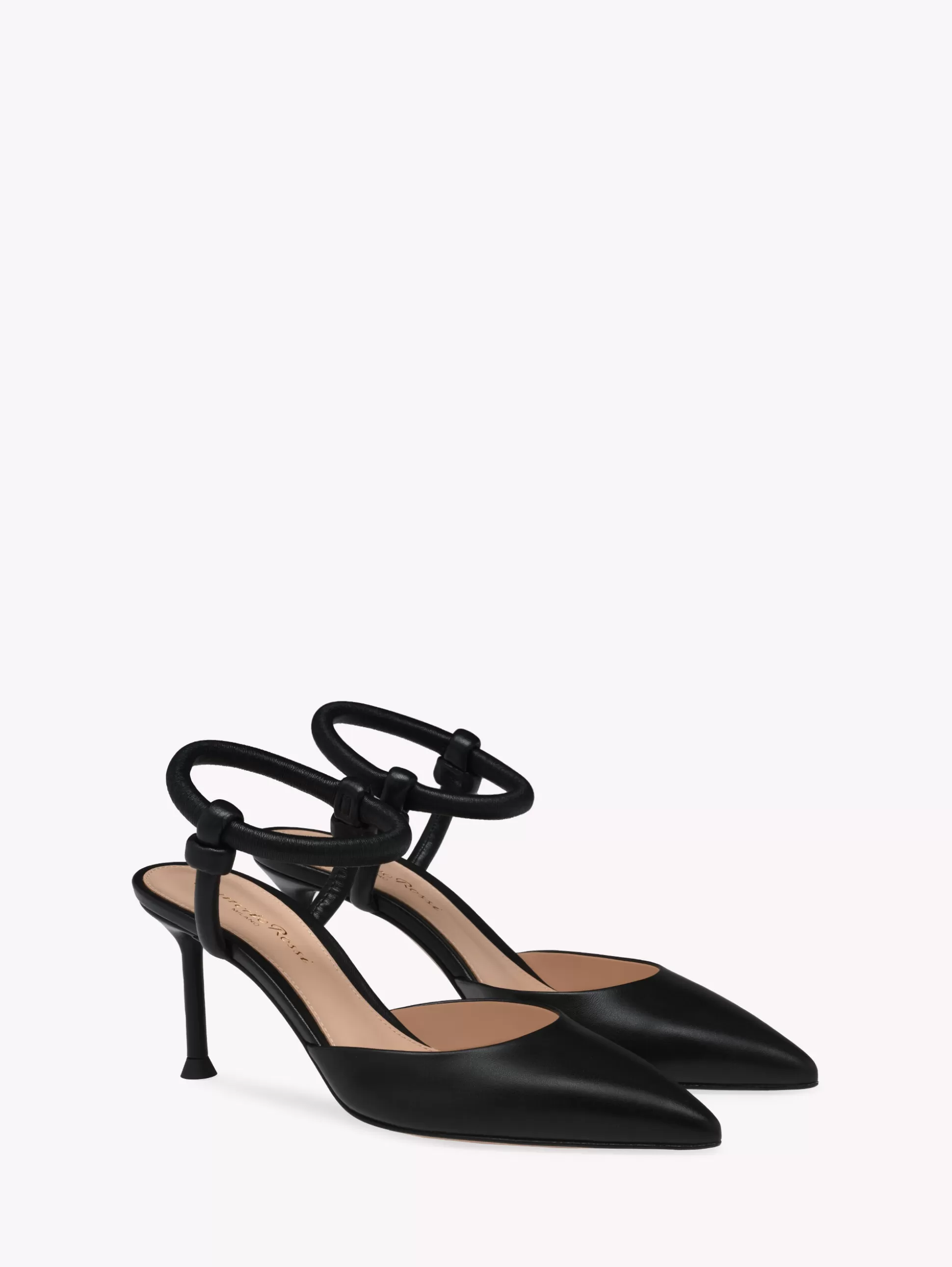 Gianvito Rossi Pumps-JUNO D'ORSAY BLACK LEATHER