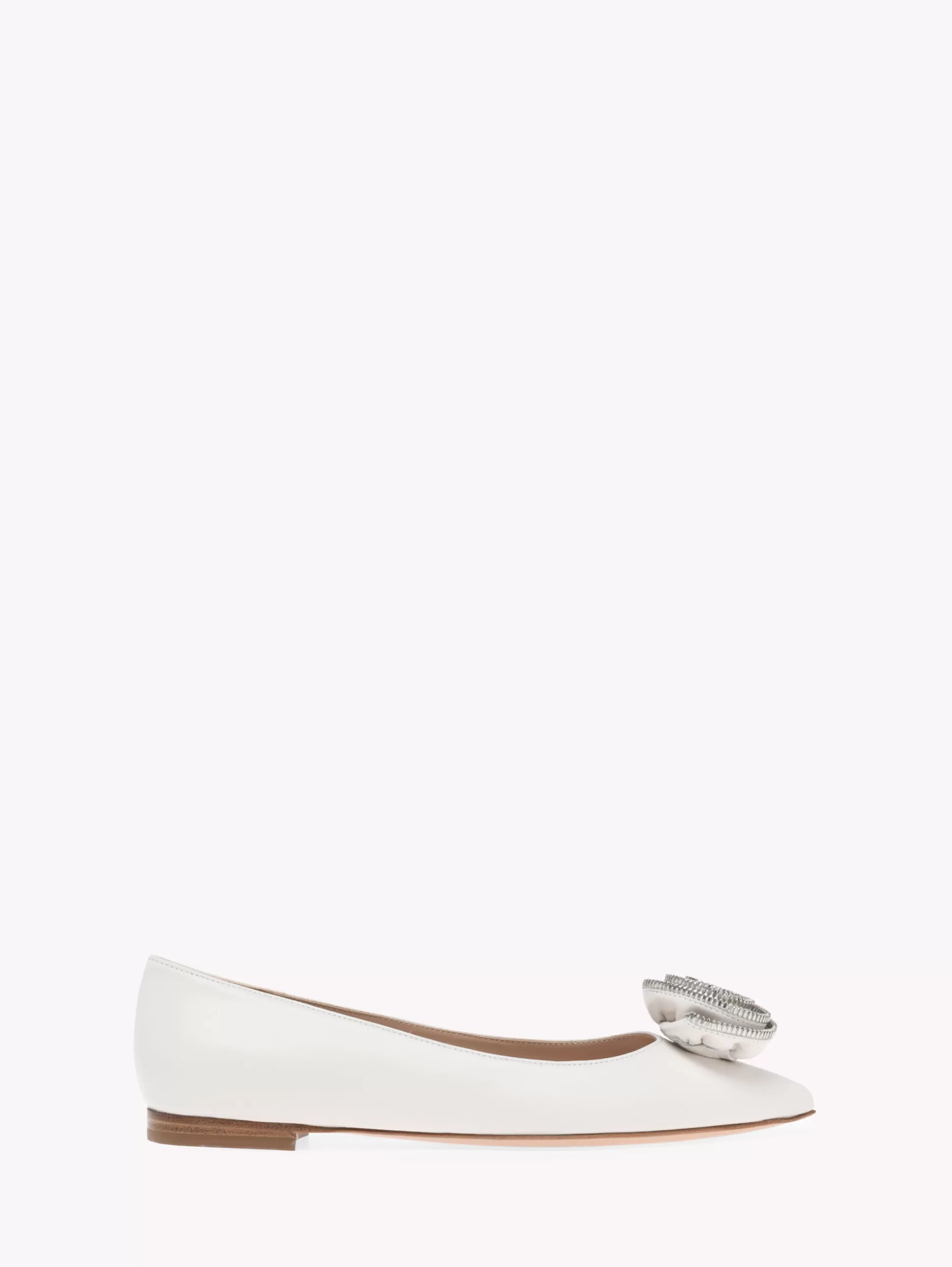 Gianvito Rossi Flats-KARINA 05 WHITE