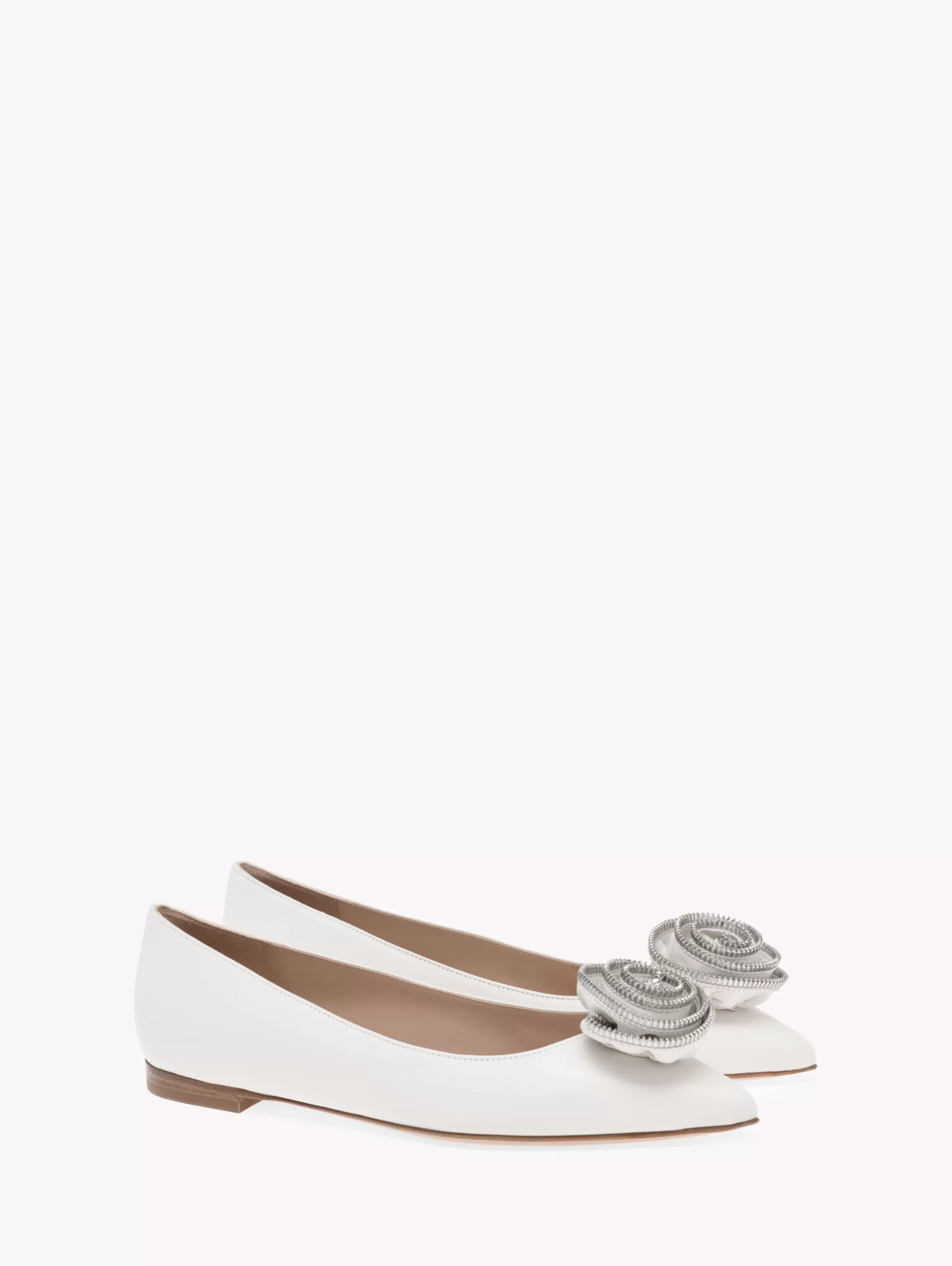 Gianvito Rossi Flats-KARINA 05 WHITE