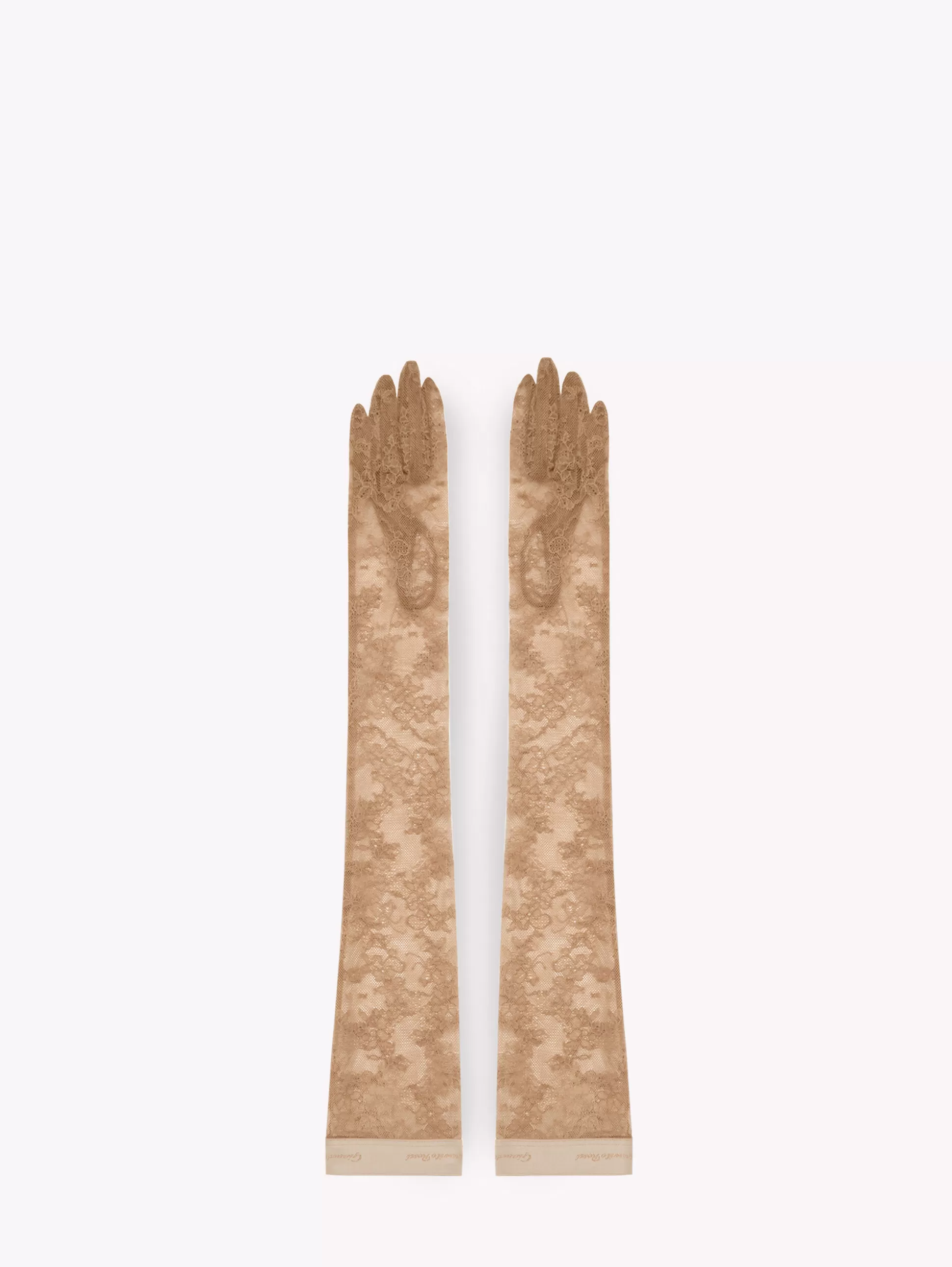 Gianvito Rossi Accessories-LACE GLOVES PINK