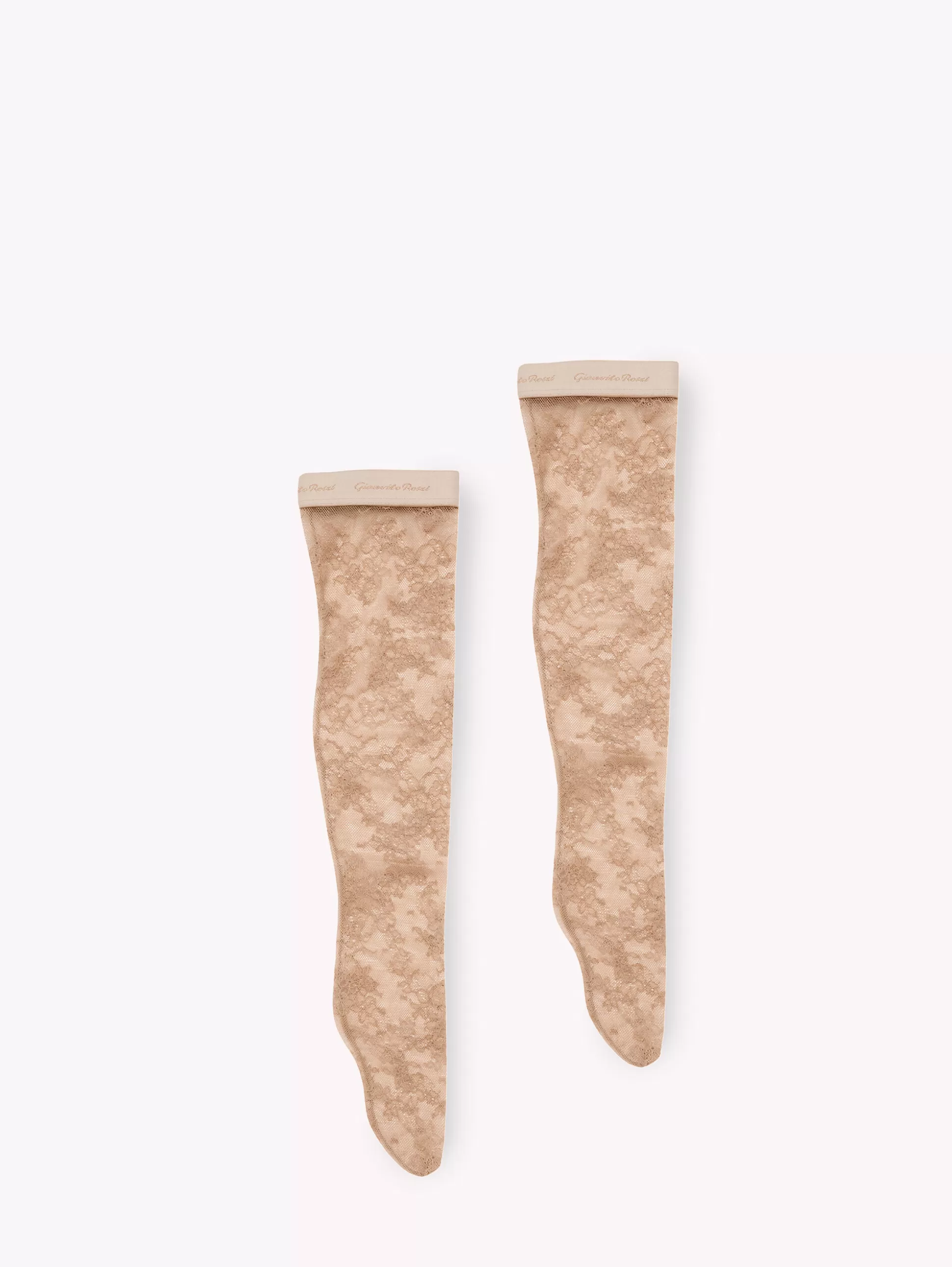 Gianvito Rossi Accessories-LACE SOCKS PINK