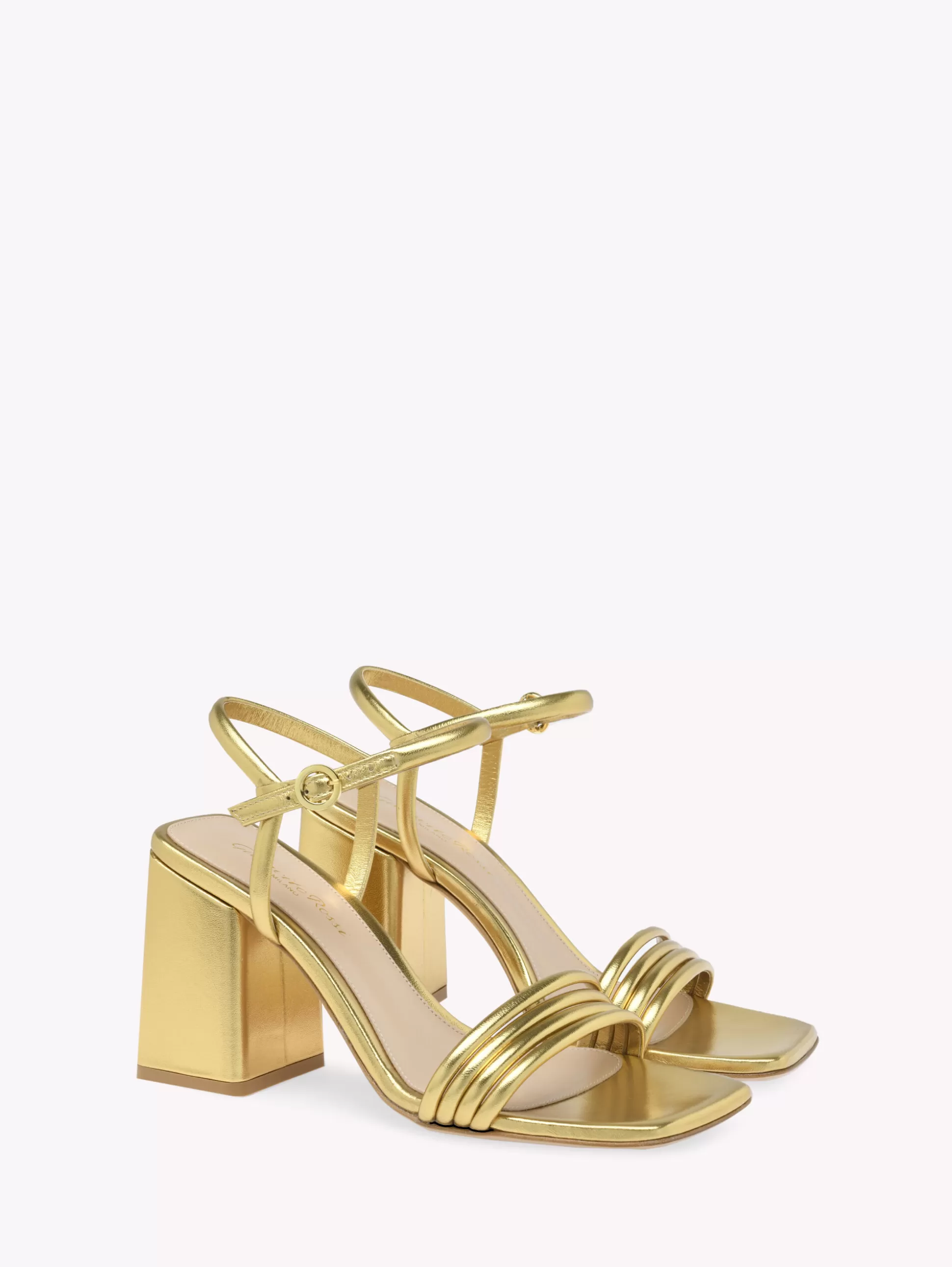 Gianvito Rossi Sandals-LENA 85 GOLD