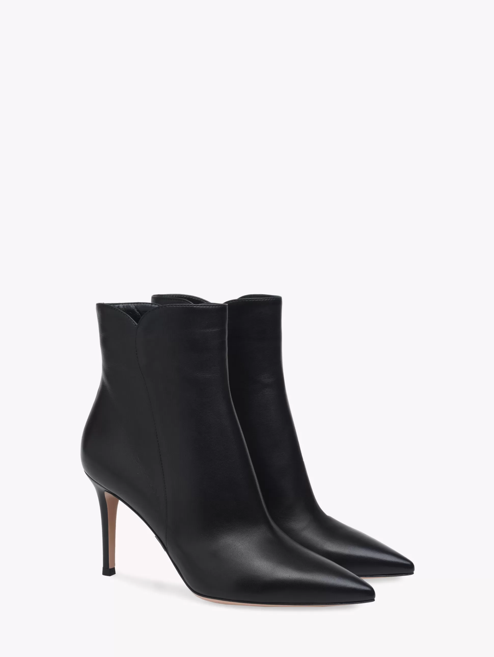 Gianvito Rossi Booties | Signatures-LEVY 85 BLACK LEATHER