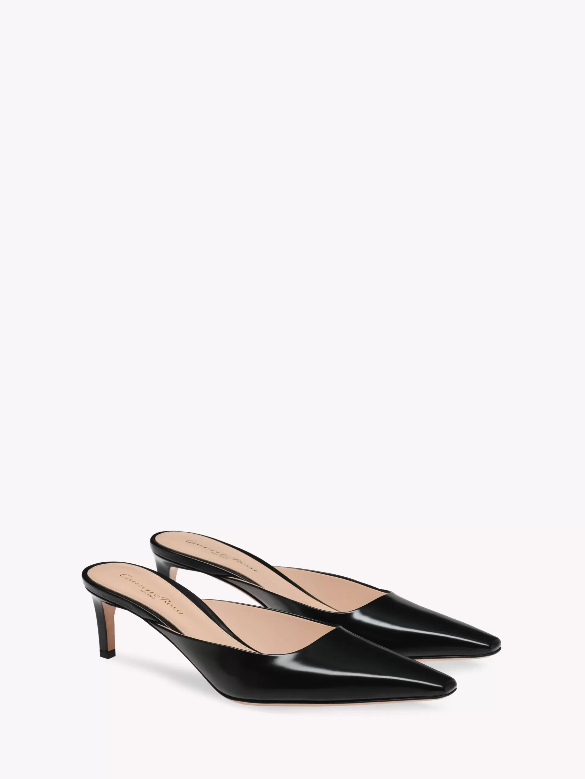 Gianvito Rossi Mules-LINDSAY MULE BLACK