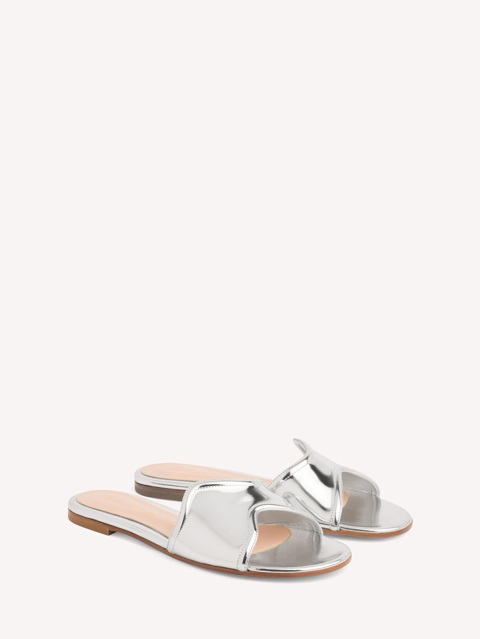 Gianvito Rossi Flats-LUCREZIA MULE 05 SILVER