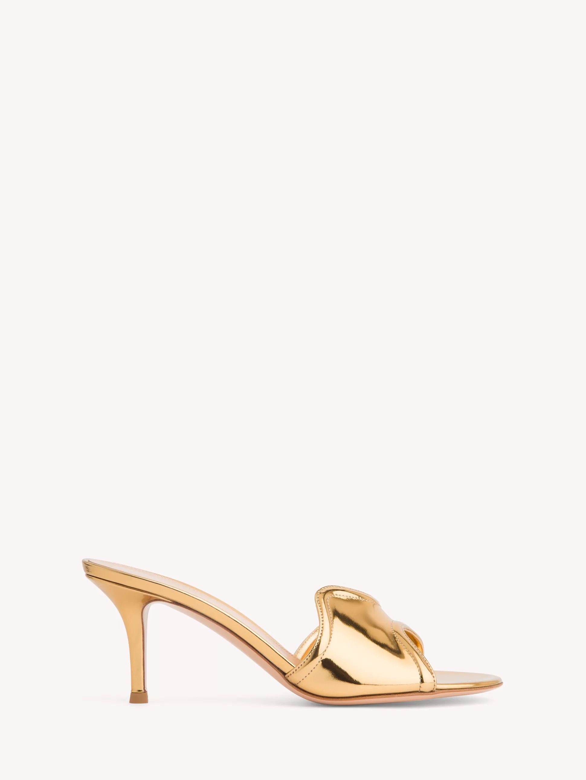 Gianvito Rossi Flats | Mules-LUCREZIA MULE 70 GOLD