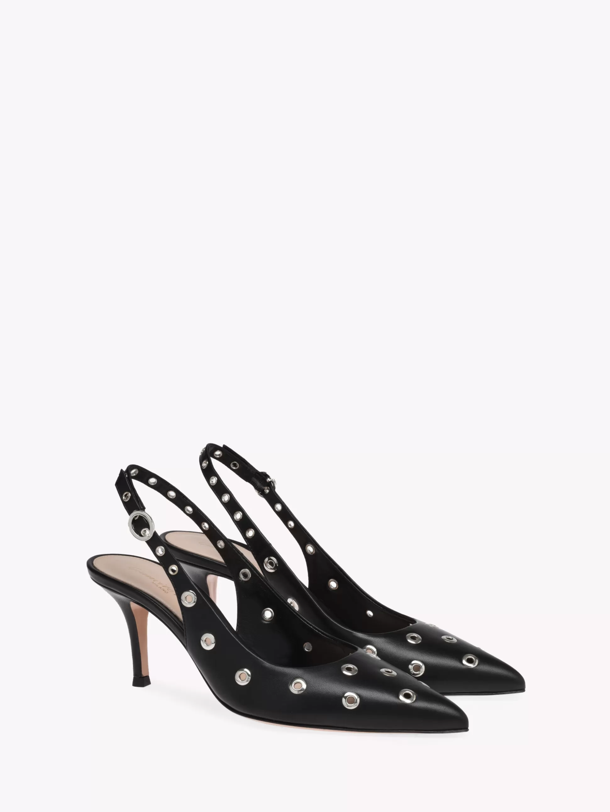 Gianvito Rossi Pumps-LYDIA SLING BLACK LEATHER