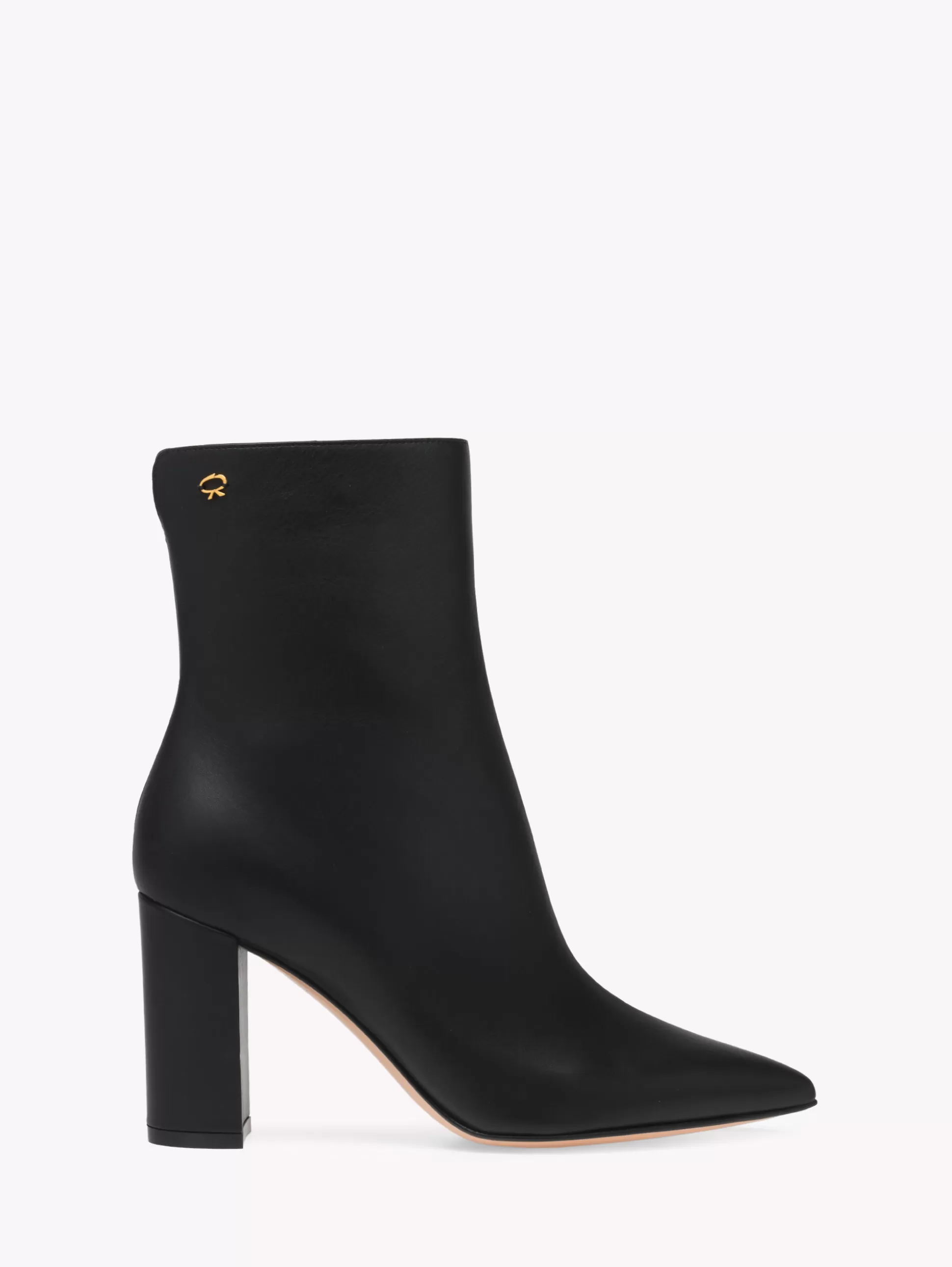 Gianvito Rossi Booties-LYELL BLACK LEATHER