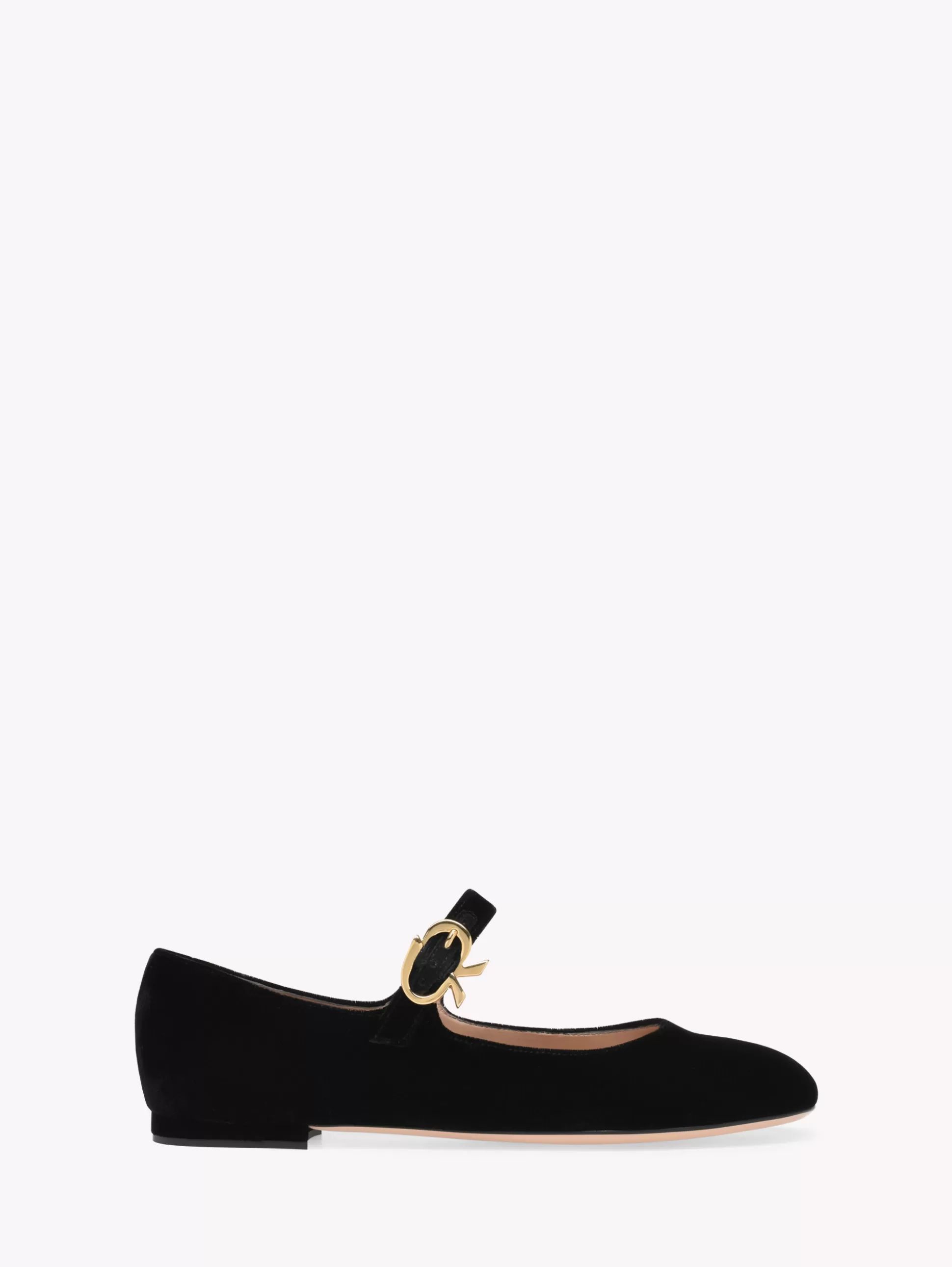 Gianvito Rossi Flats-MARY RIBBON 05 BLACK