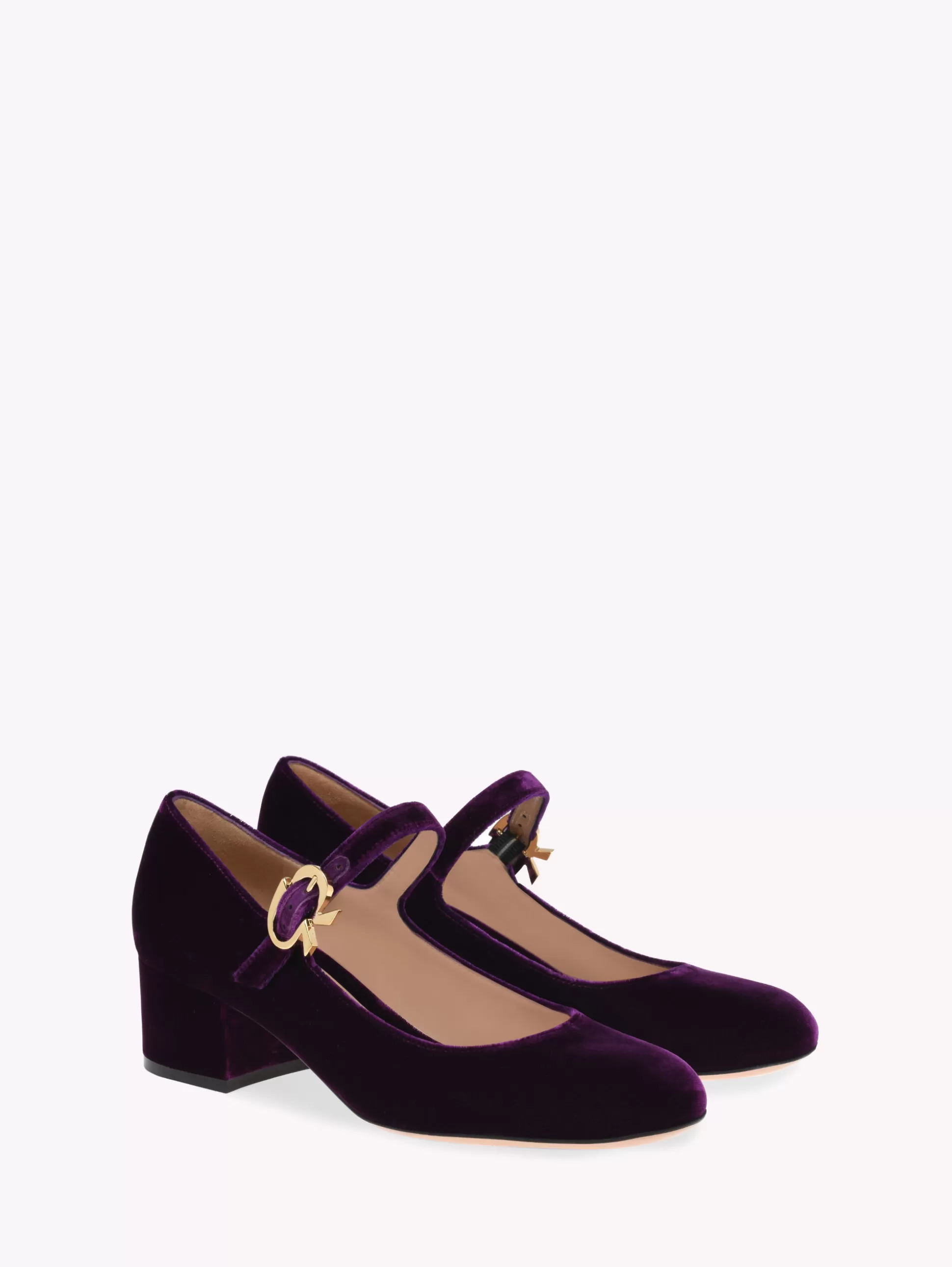 Gianvito Rossi Pumps-MARY RIBBON PURPLE