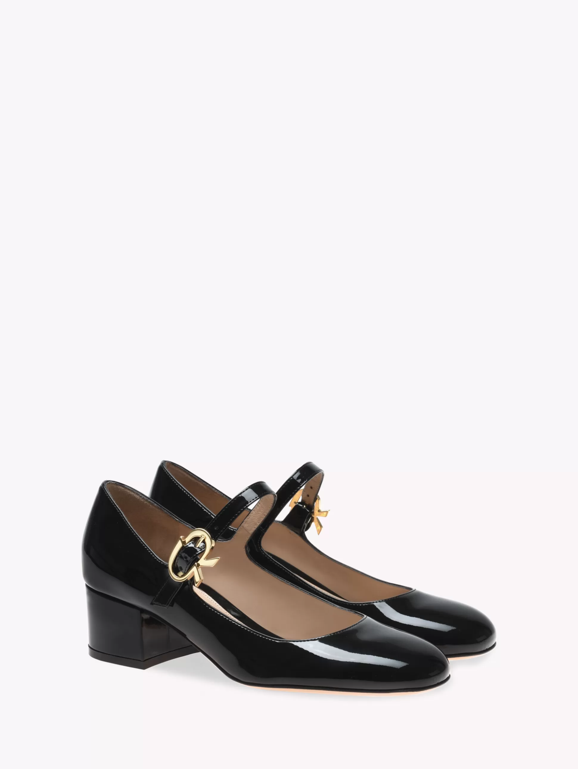 Gianvito Rossi Pumps-MARY RIBBON BLACK PATENT