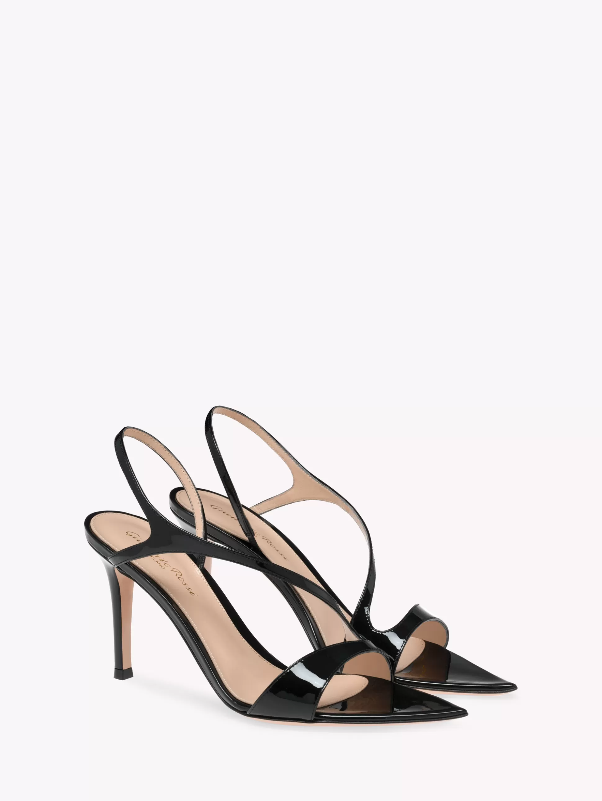 Gianvito Rossi Sandals-MAYFAIR BLACK PATENT