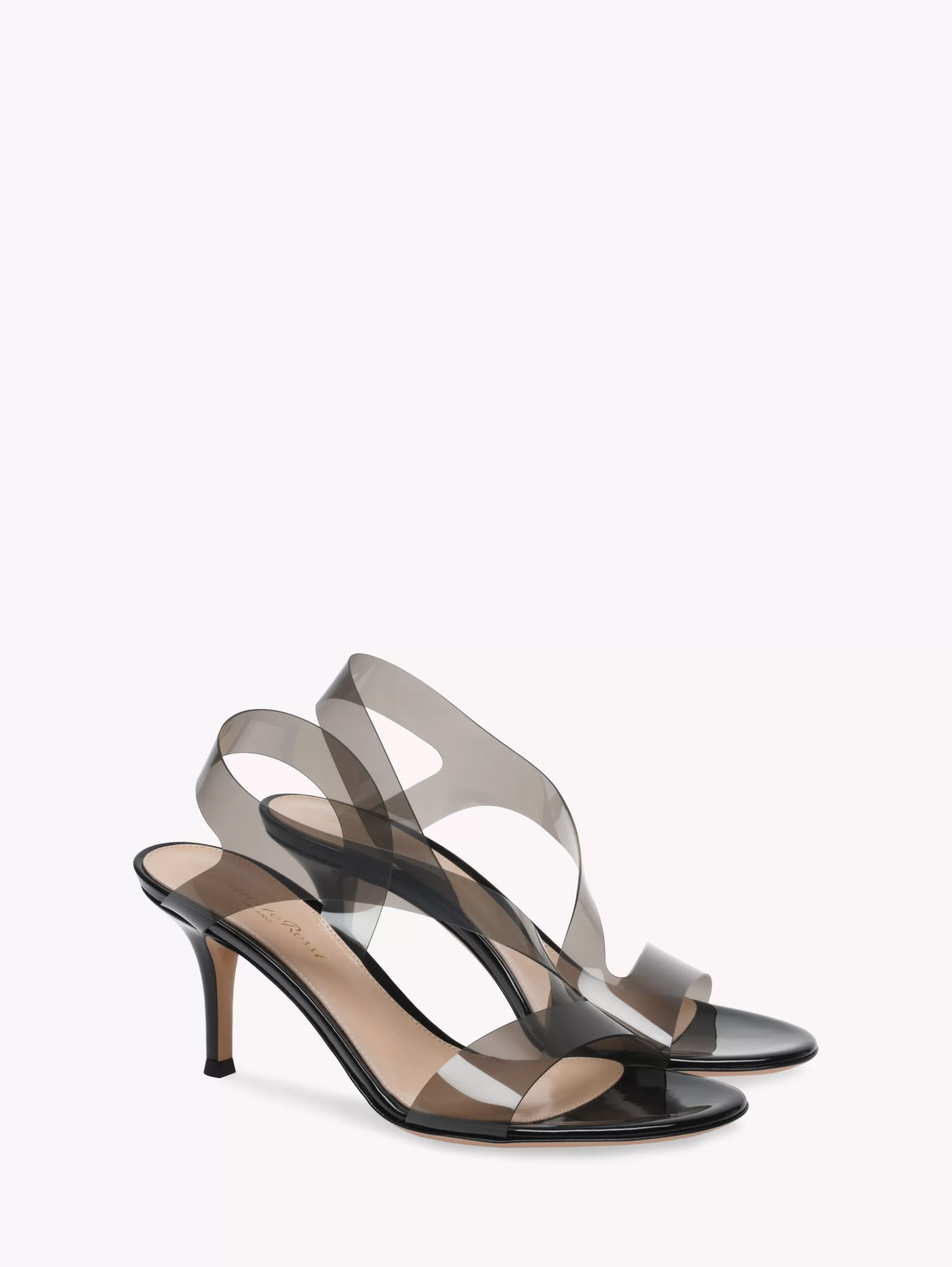 Gianvito Rossi Sandals | Plexi-METROPOLIS 70 BLACK