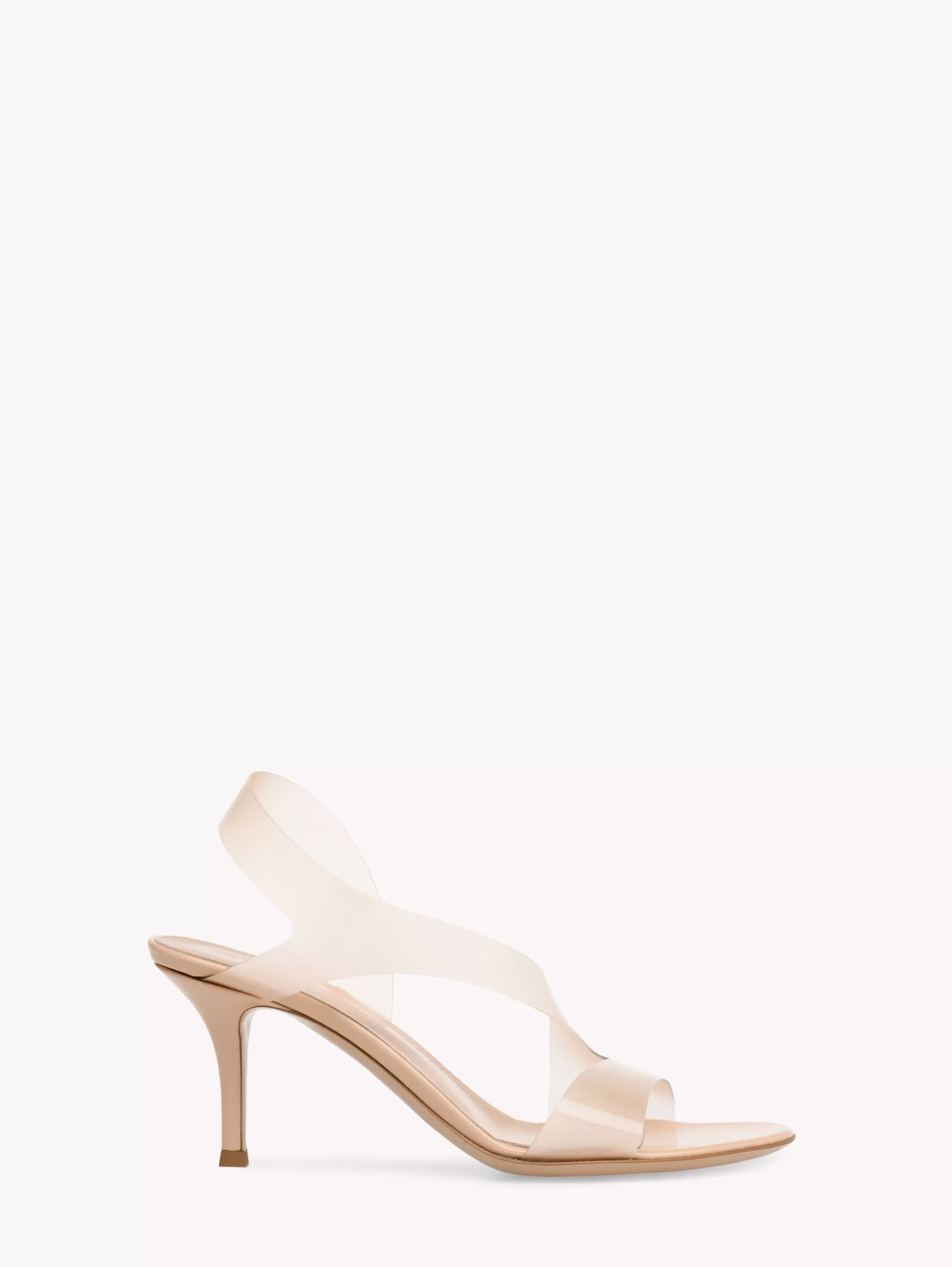 Gianvito Rossi Sandals | Plexi-METROPOLIS 70 NEUTRALS