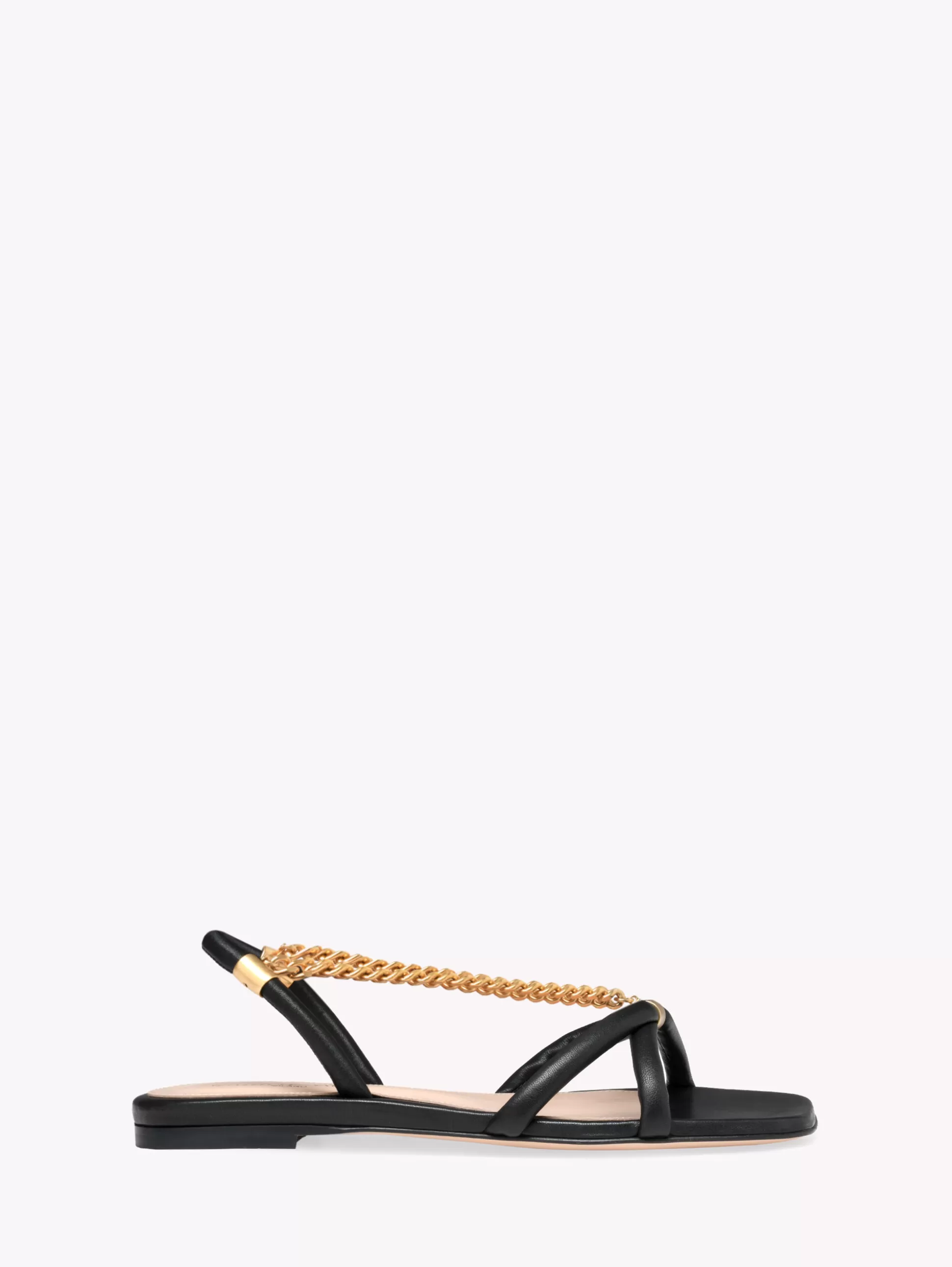 Gianvito Rossi Flats-MINERVA 05 BLACK LEATHER