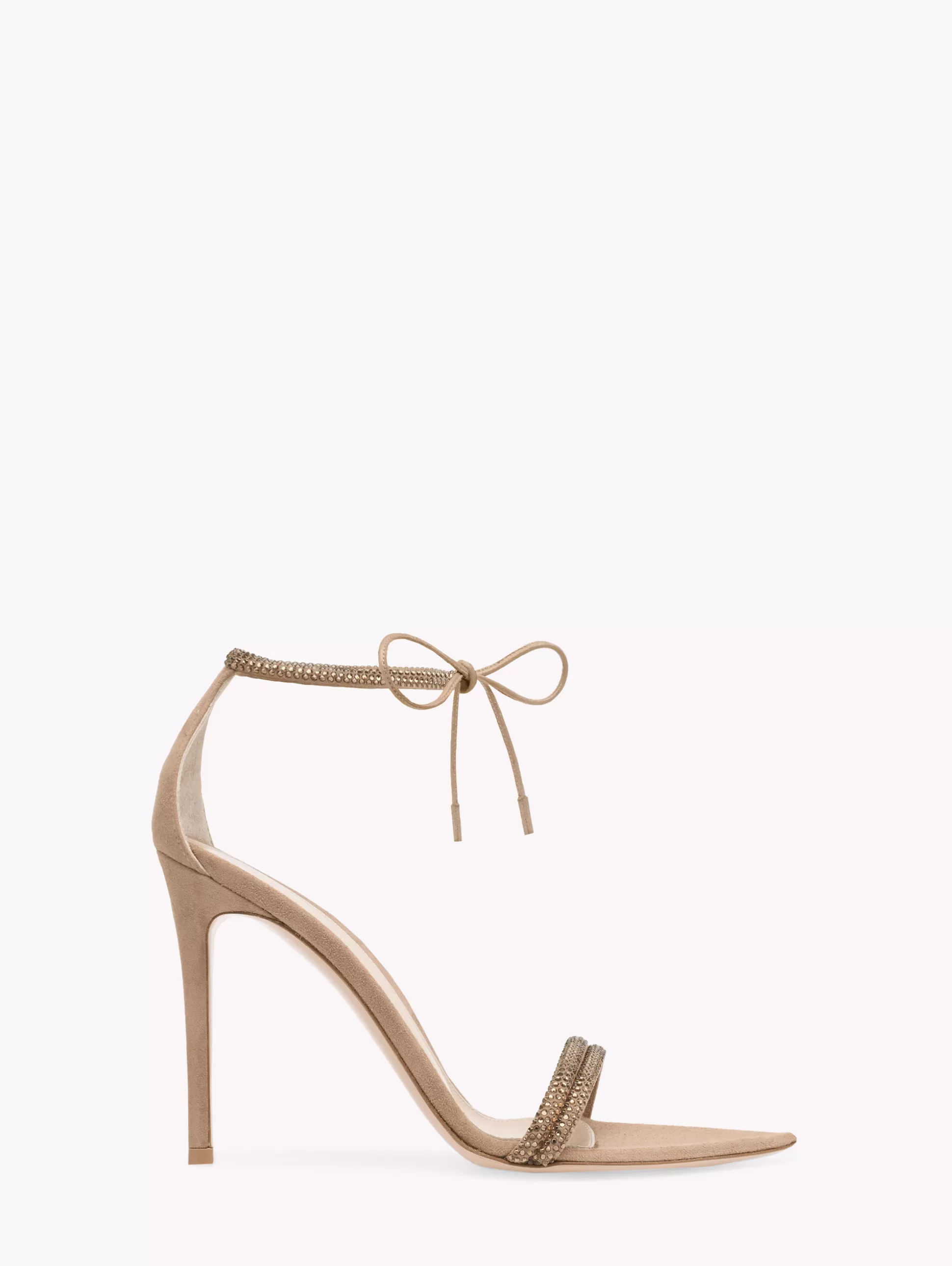 Gianvito Rossi Sandals | Signatures-MONTECARLO PRALINE PINK SUEDE