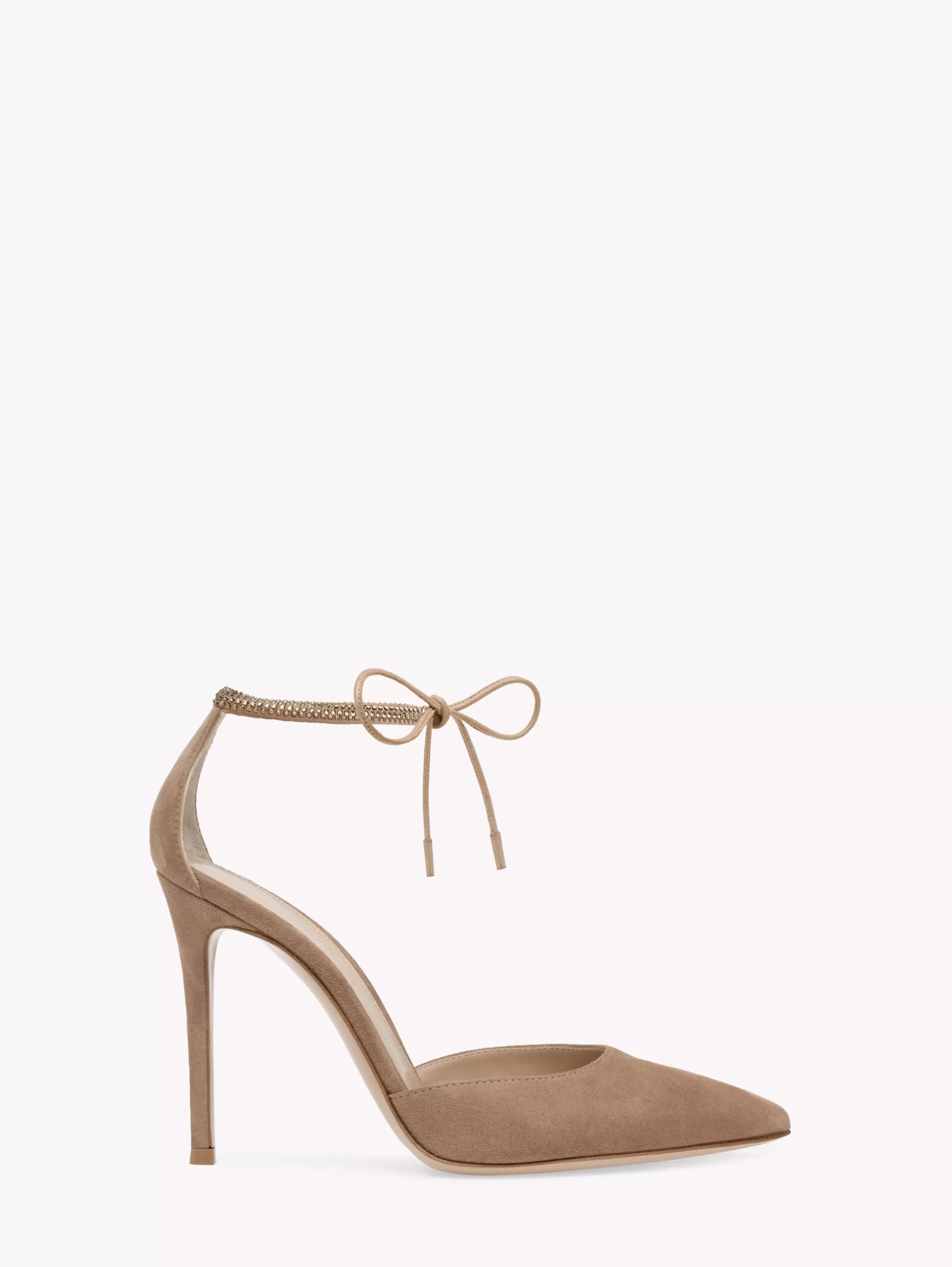 Gianvito Rossi Pumps | Signatures-MONTECARLO D'ORSAY PRALINE PINK SUEDE