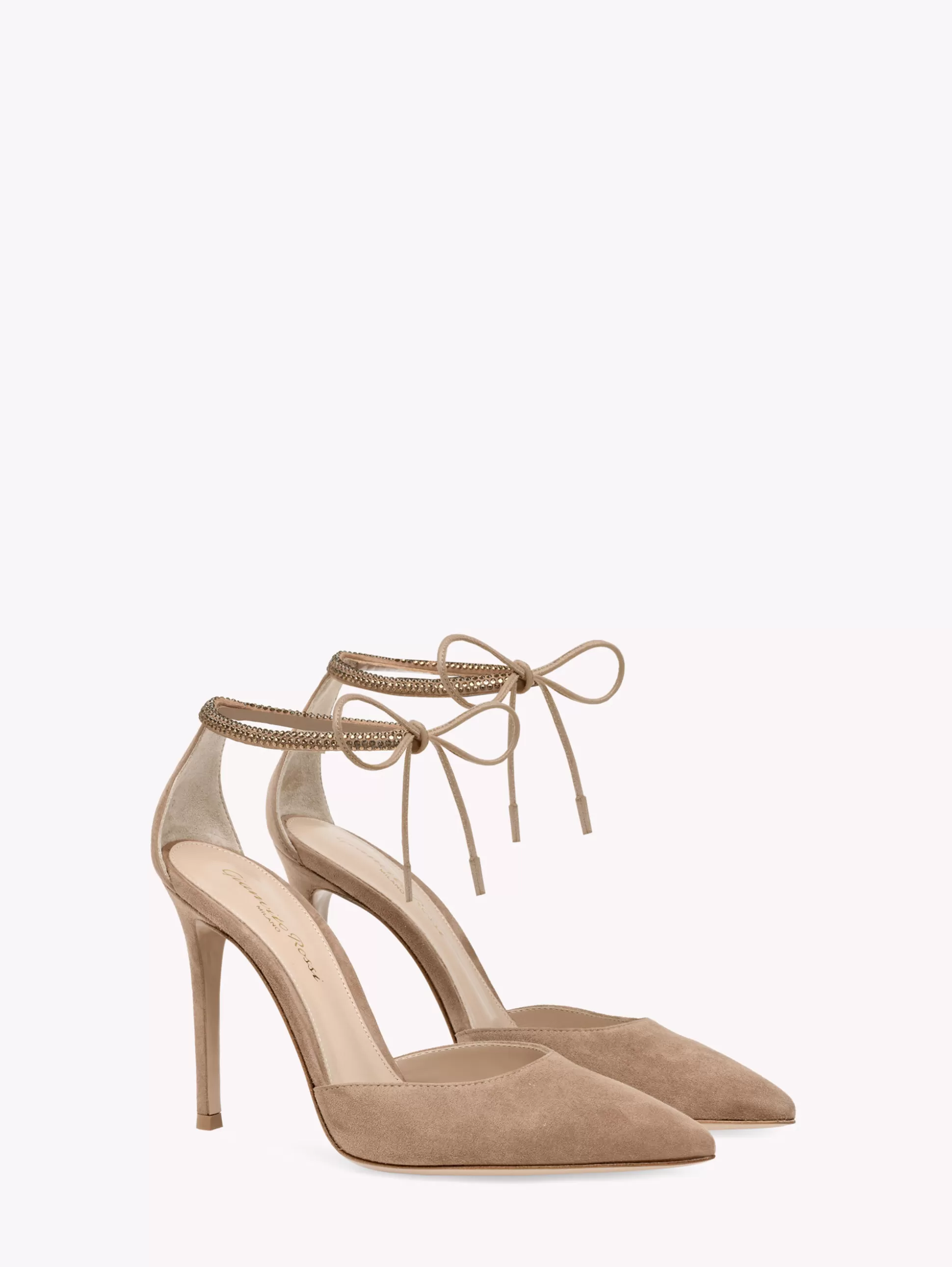 Gianvito Rossi Pumps | Signatures-MONTECARLO D'ORSAY PRALINE PINK SUEDE