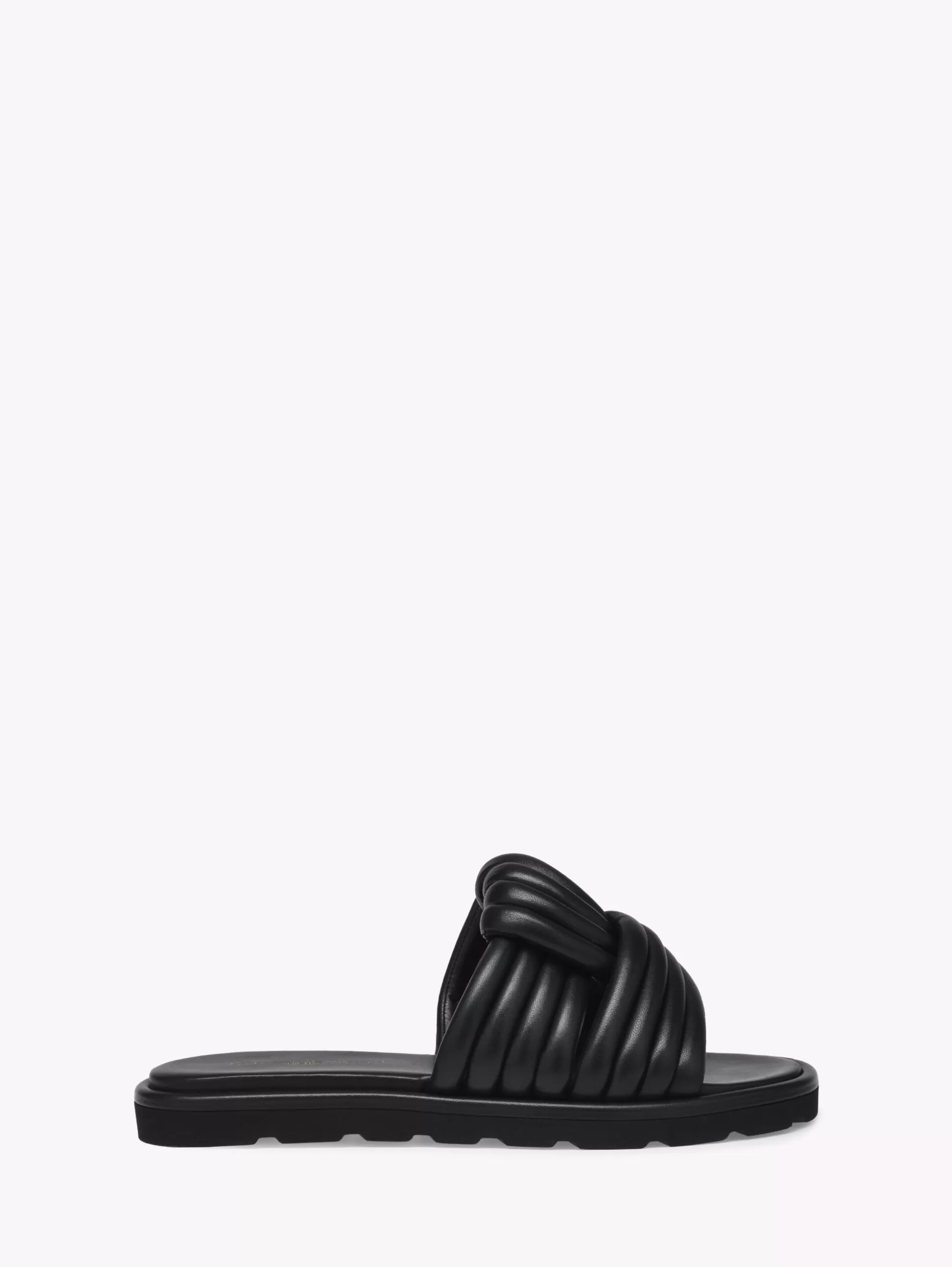 Gianvito Rossi Flats-OTTAVIA FLAT BLACK LEATHER