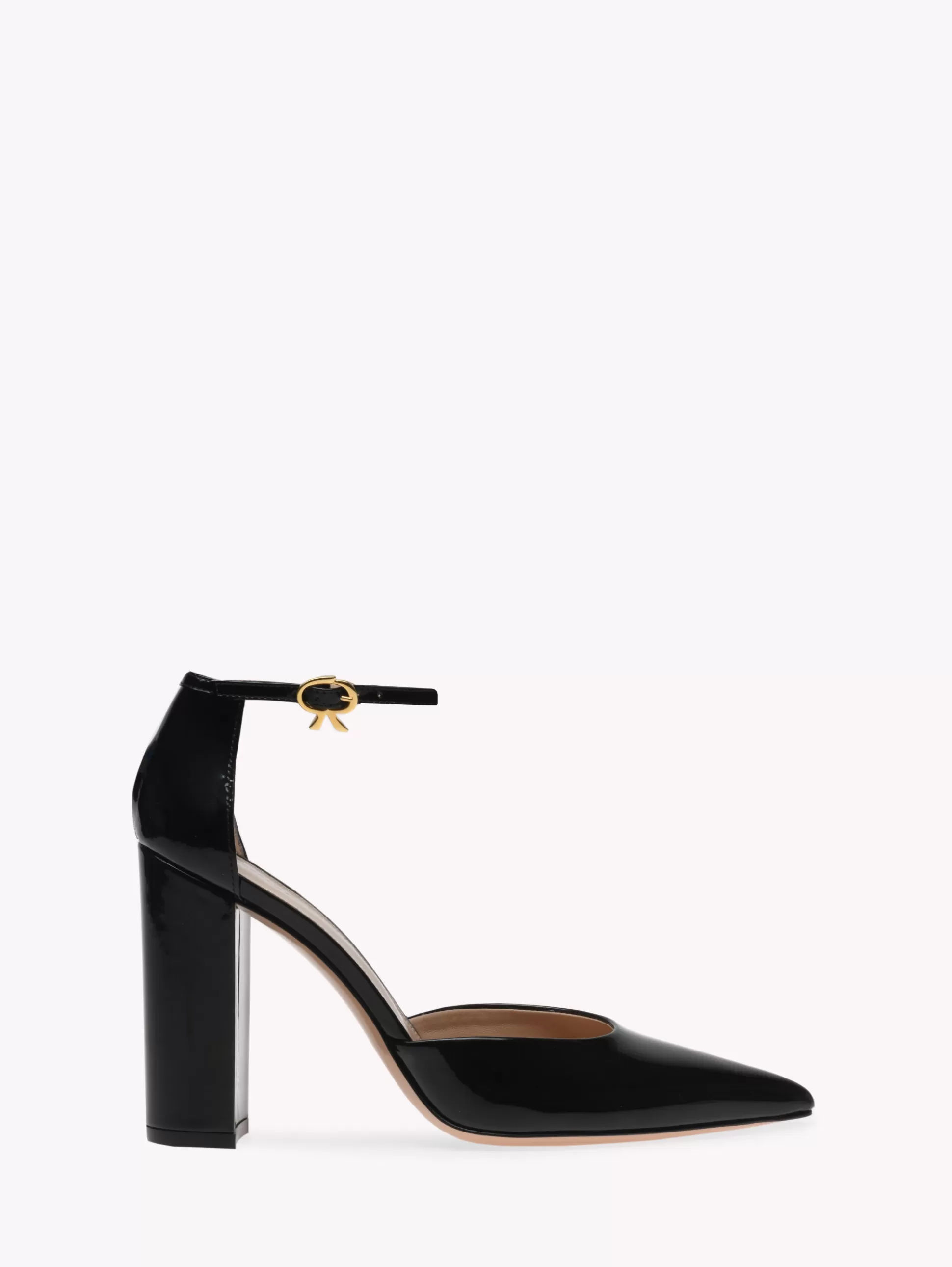 Gianvito Rossi Pumps-PIPER ANKLET BLACK PATENT