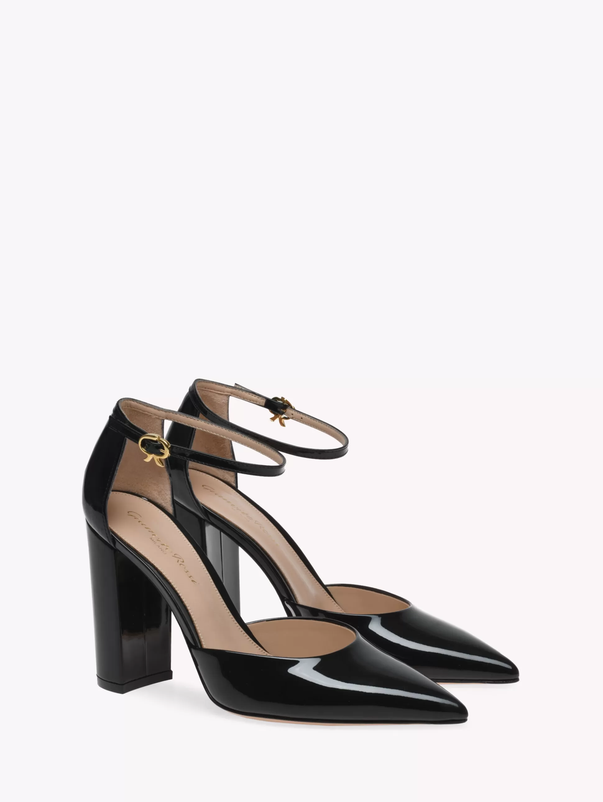 Gianvito Rossi Pumps-PIPER ANKLET BLACK PATENT