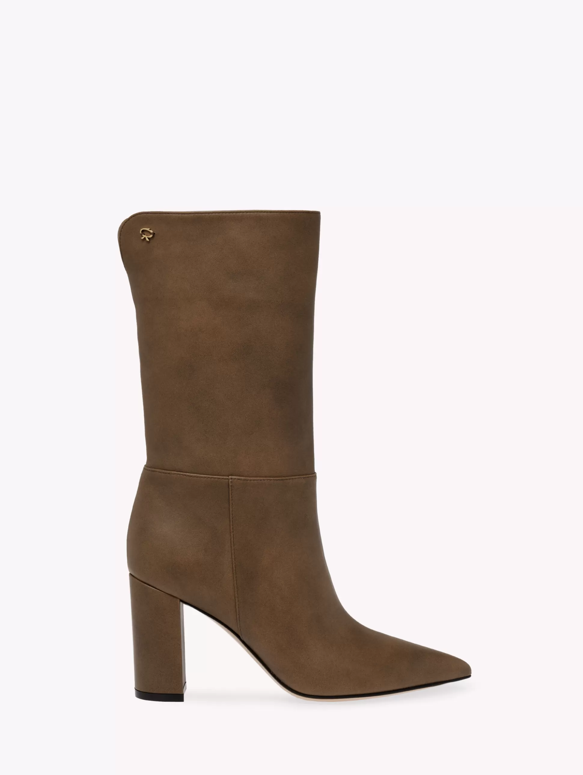 Gianvito Rossi Booties-PIPER BOOTIE 85 BROWN