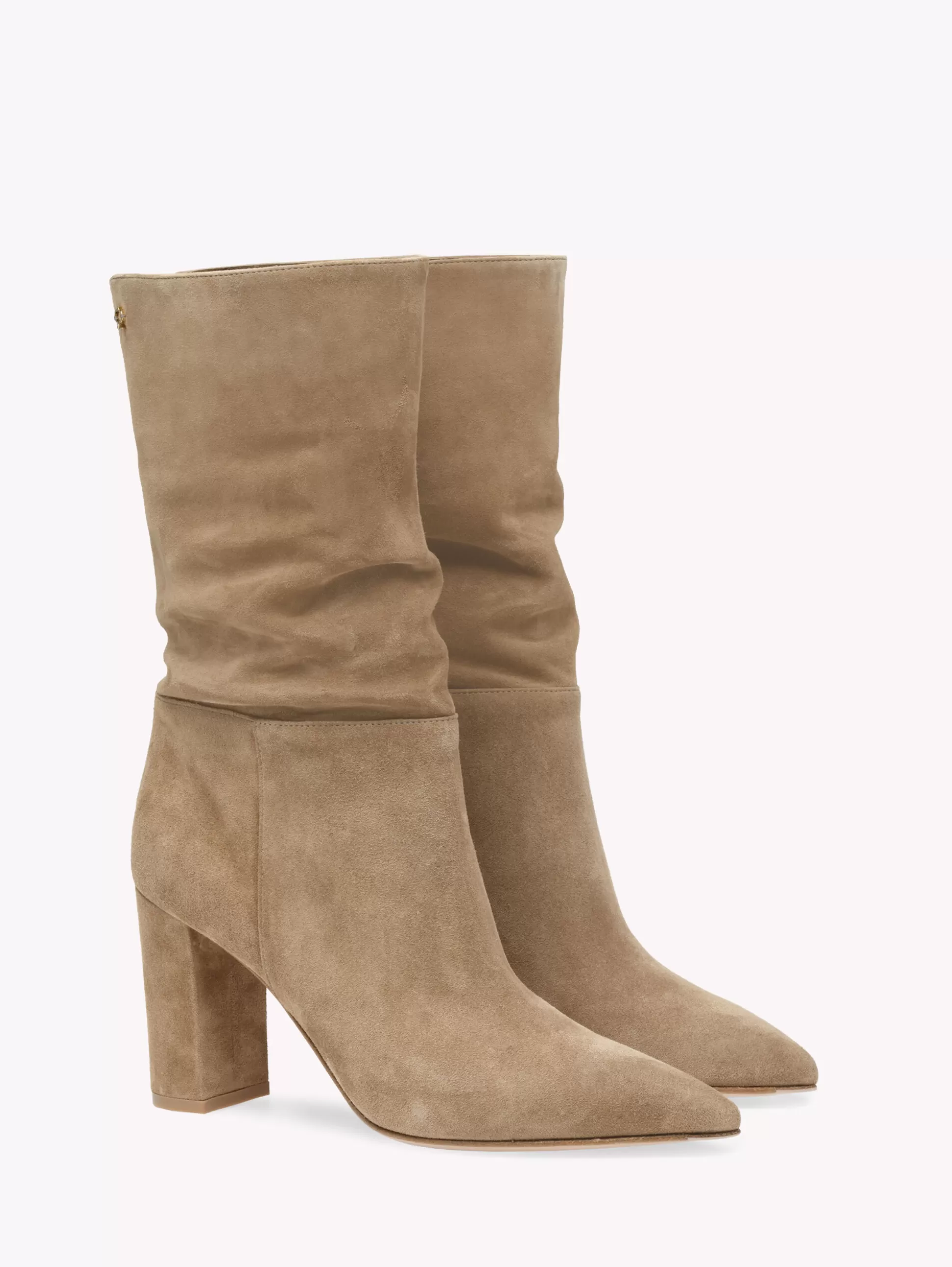 Gianvito Rossi Boots-PIPER BOOTIE 85 BROWN