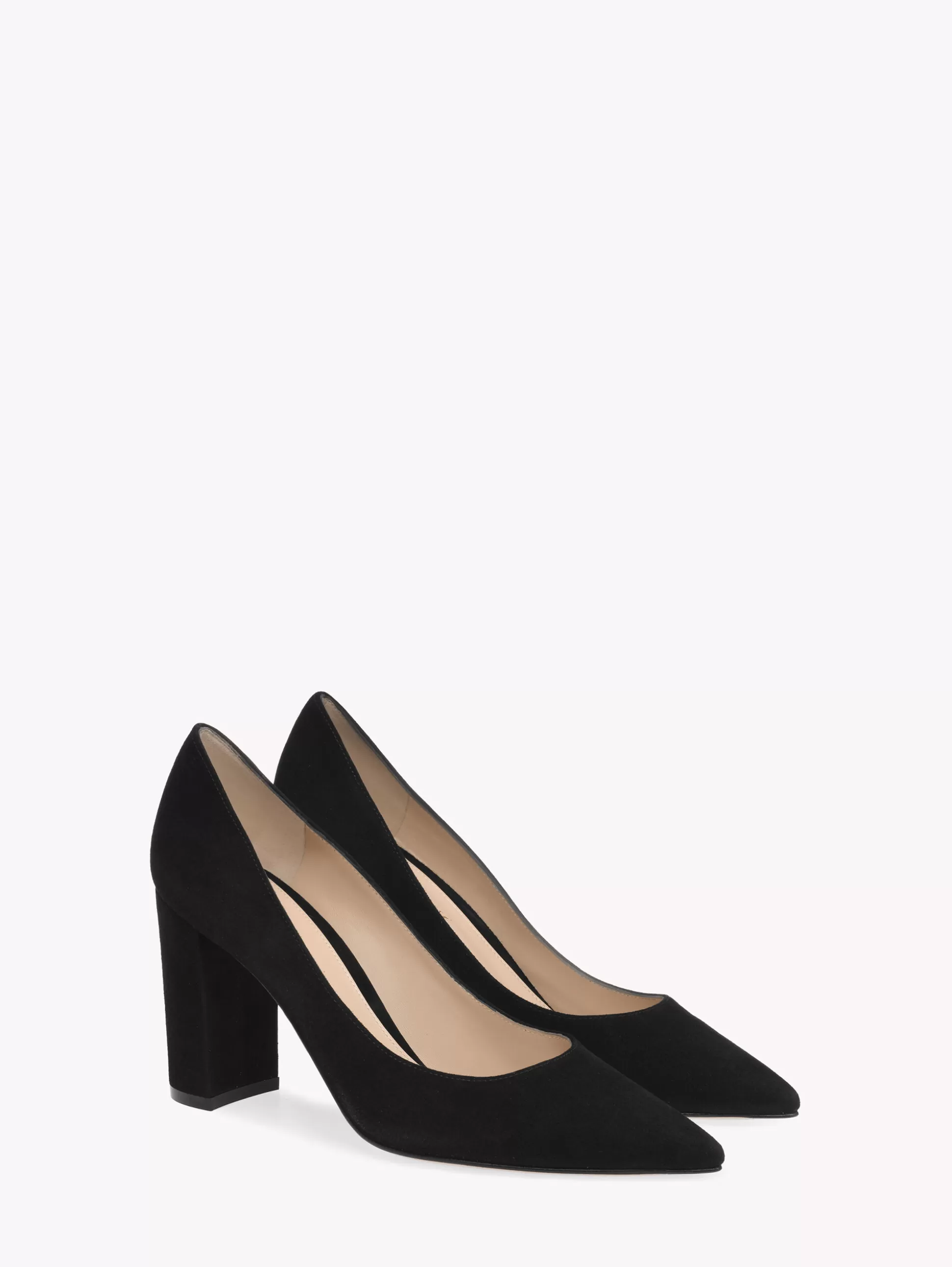 Gianvito Rossi Pumps-PIPER PUMP 85 BLACK SUEDE