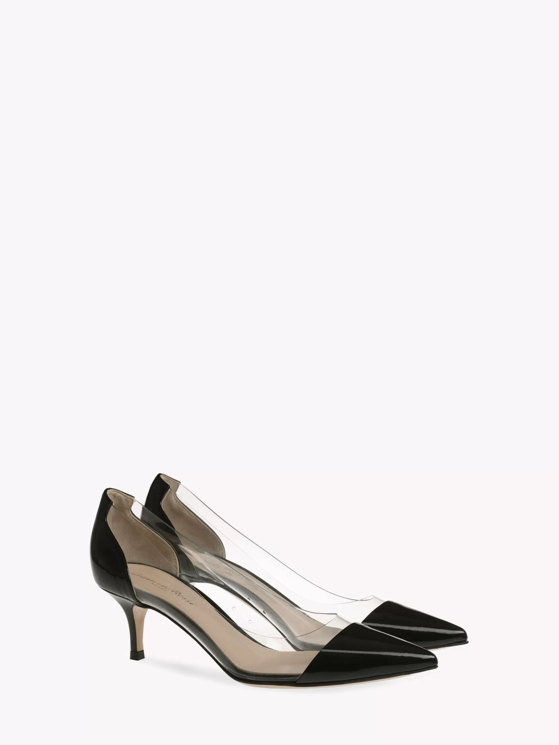 Gianvito Rossi Pumps-PLEXI 55 BLACK