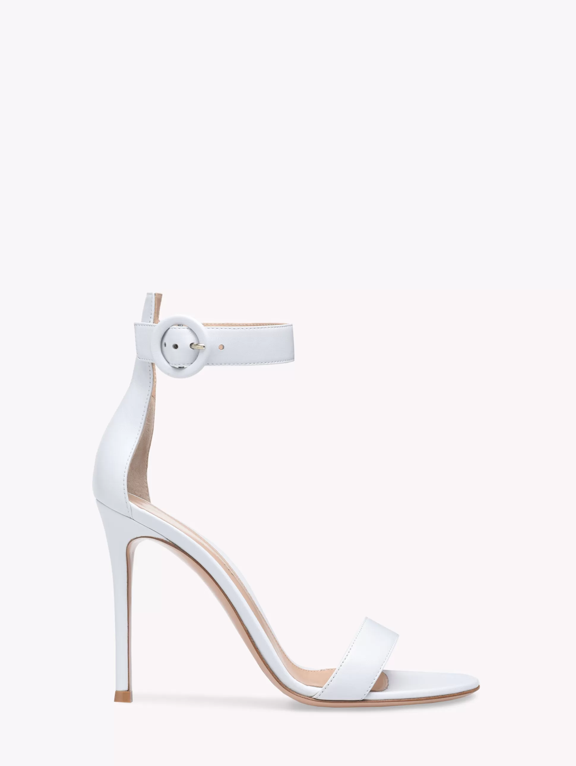 Gianvito Rossi Sandals | Signatures-PORTOFINO 105 WHITE LEATHER