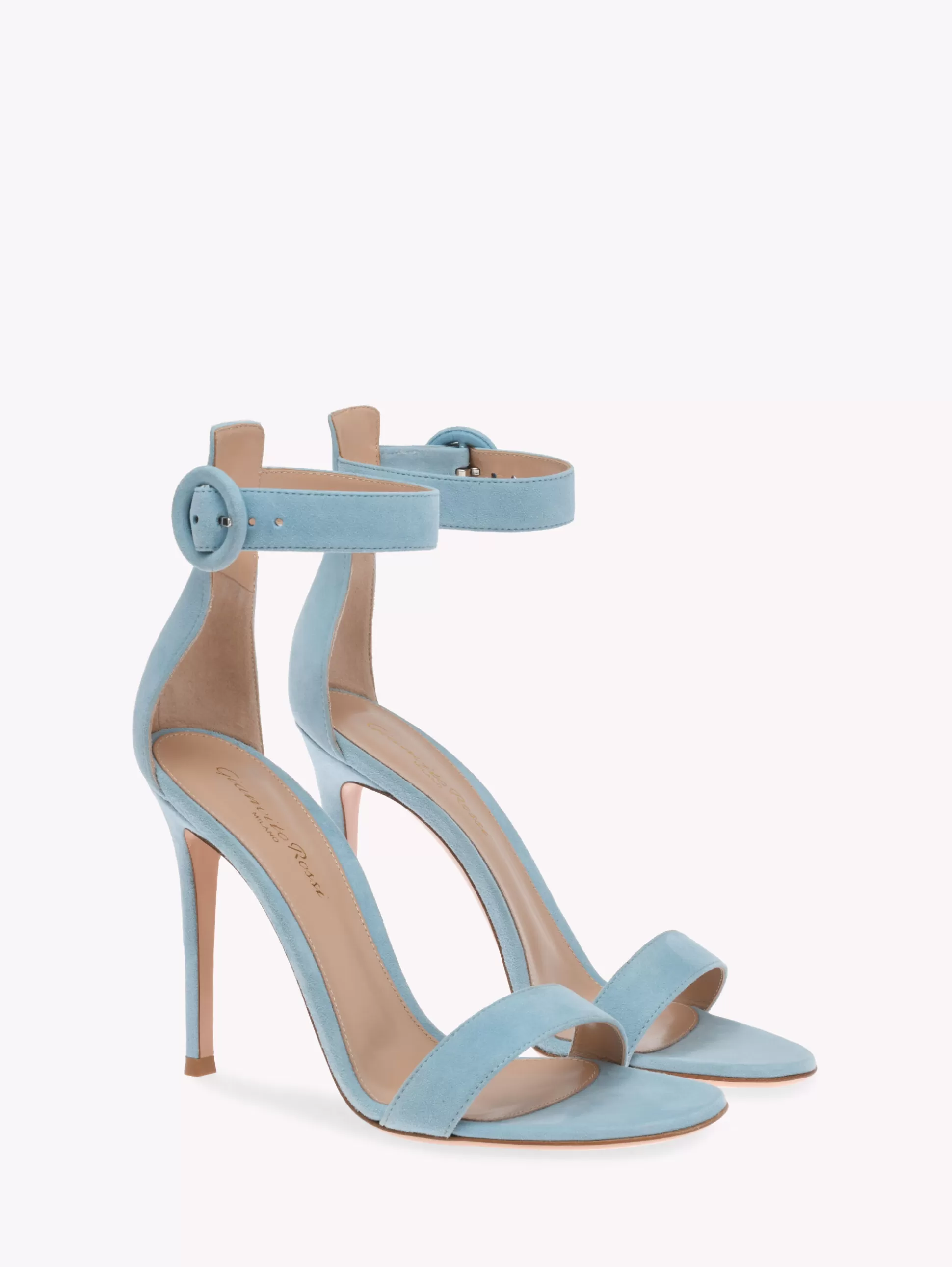 Gianvito Rossi Sandals-PORTOFINO 105 LIGHT BLUE