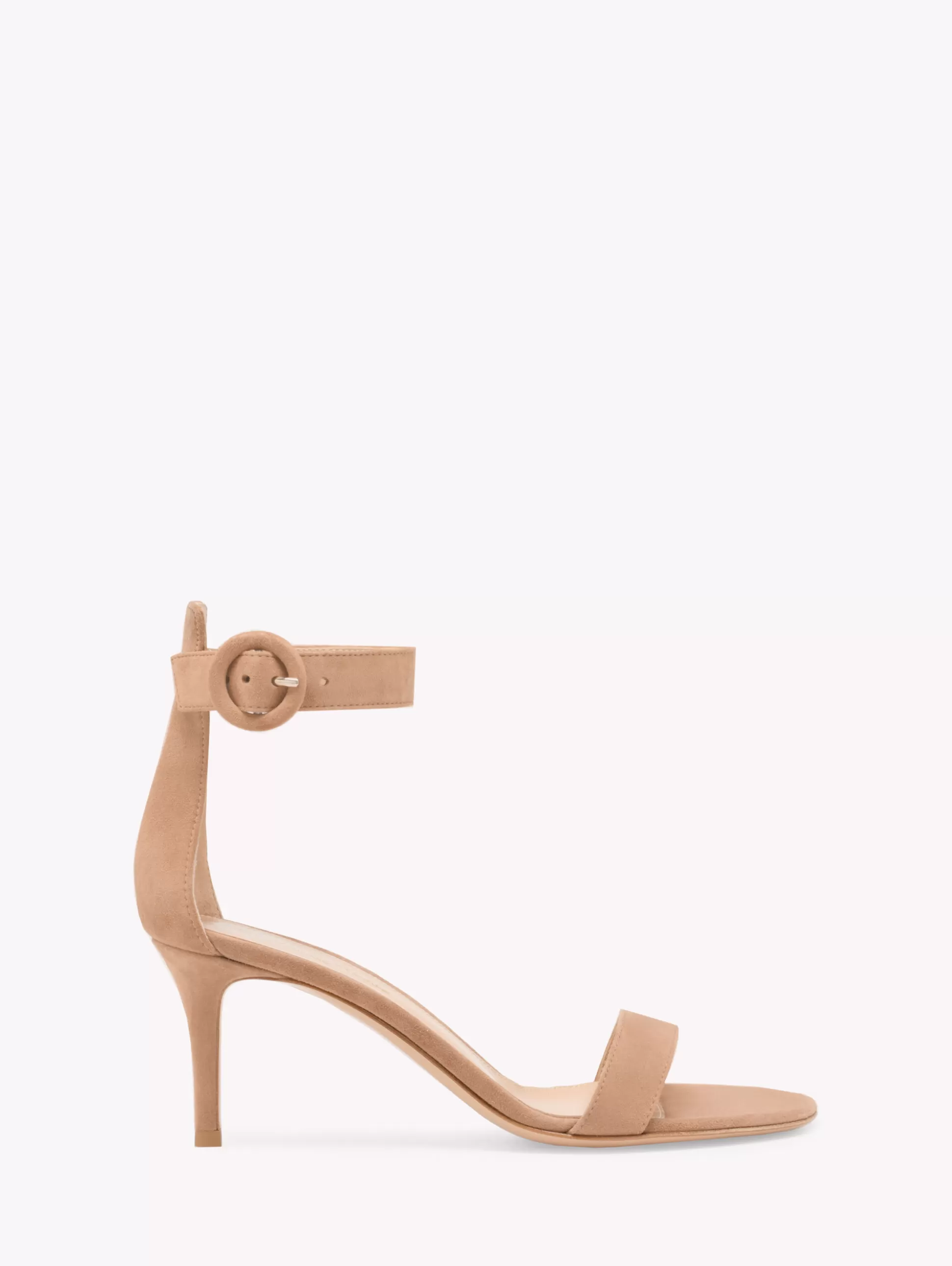 Gianvito Rossi Sandals-PORTOFINO 70 PRALINE PINK SUEDE