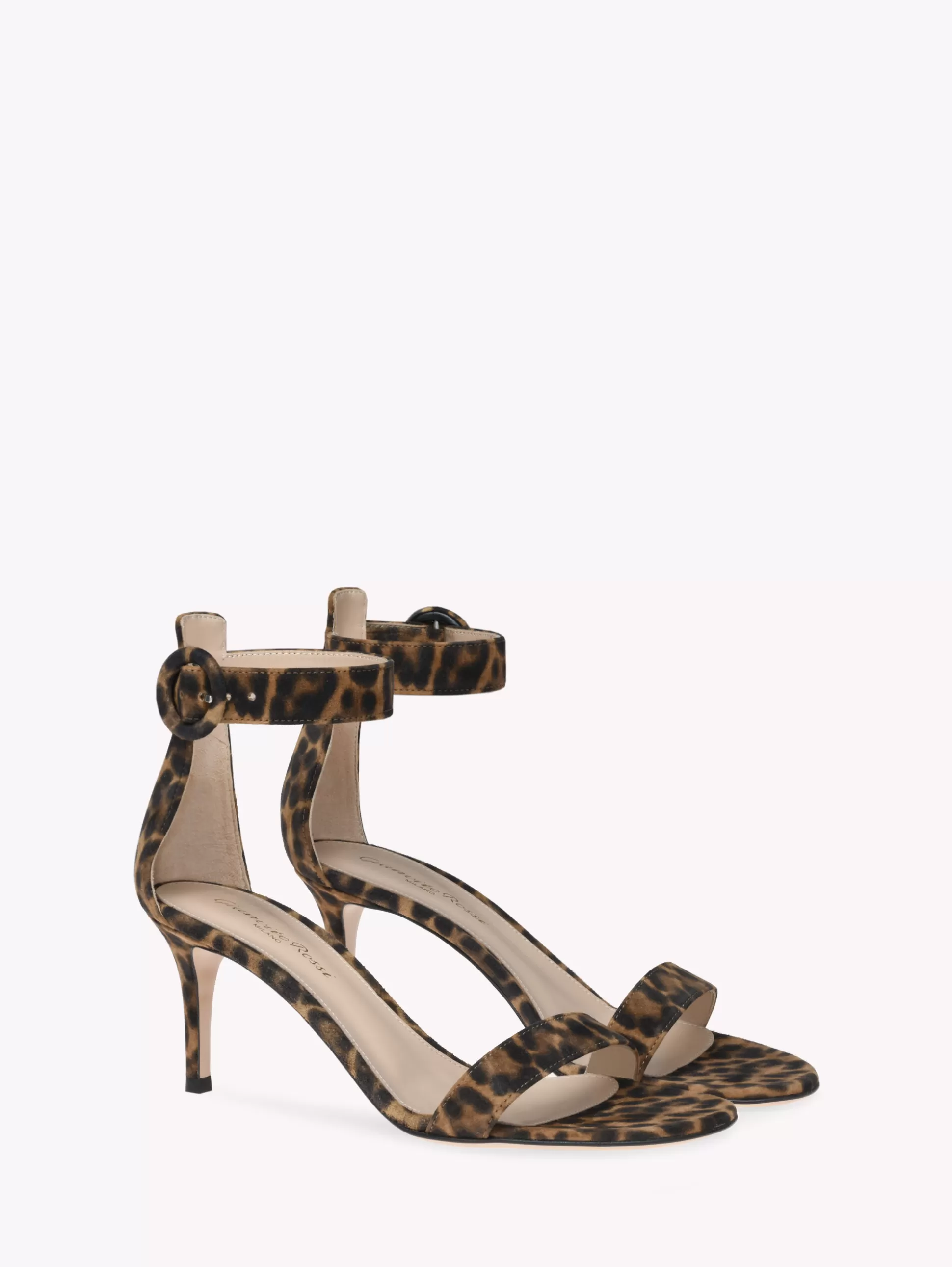 Gianvito Rossi Sandals-PORTOFINO 70 LEOPARD PRINT