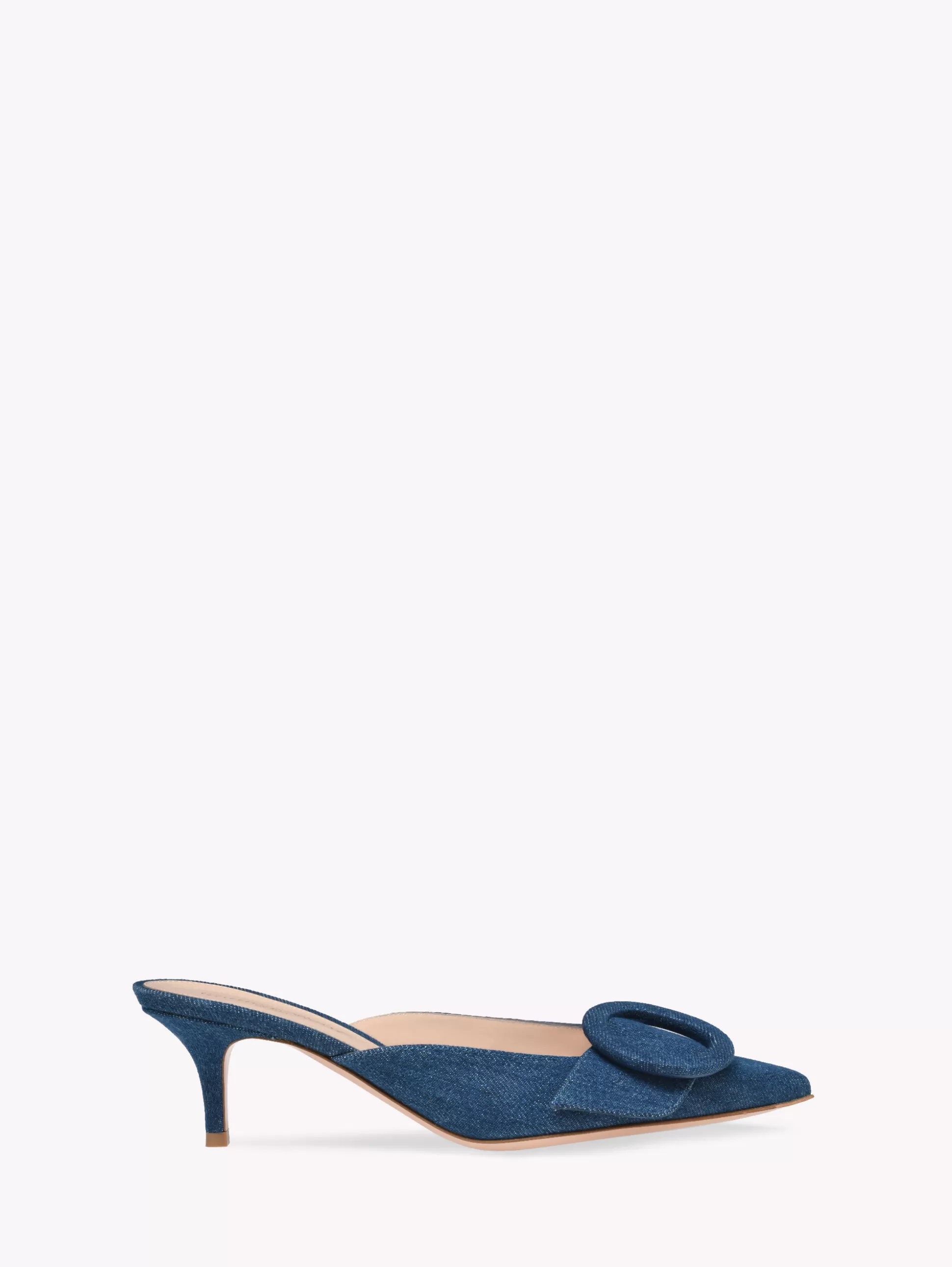 Gianvito Rossi Mules-PORTOFINO MULE 55 BLUE