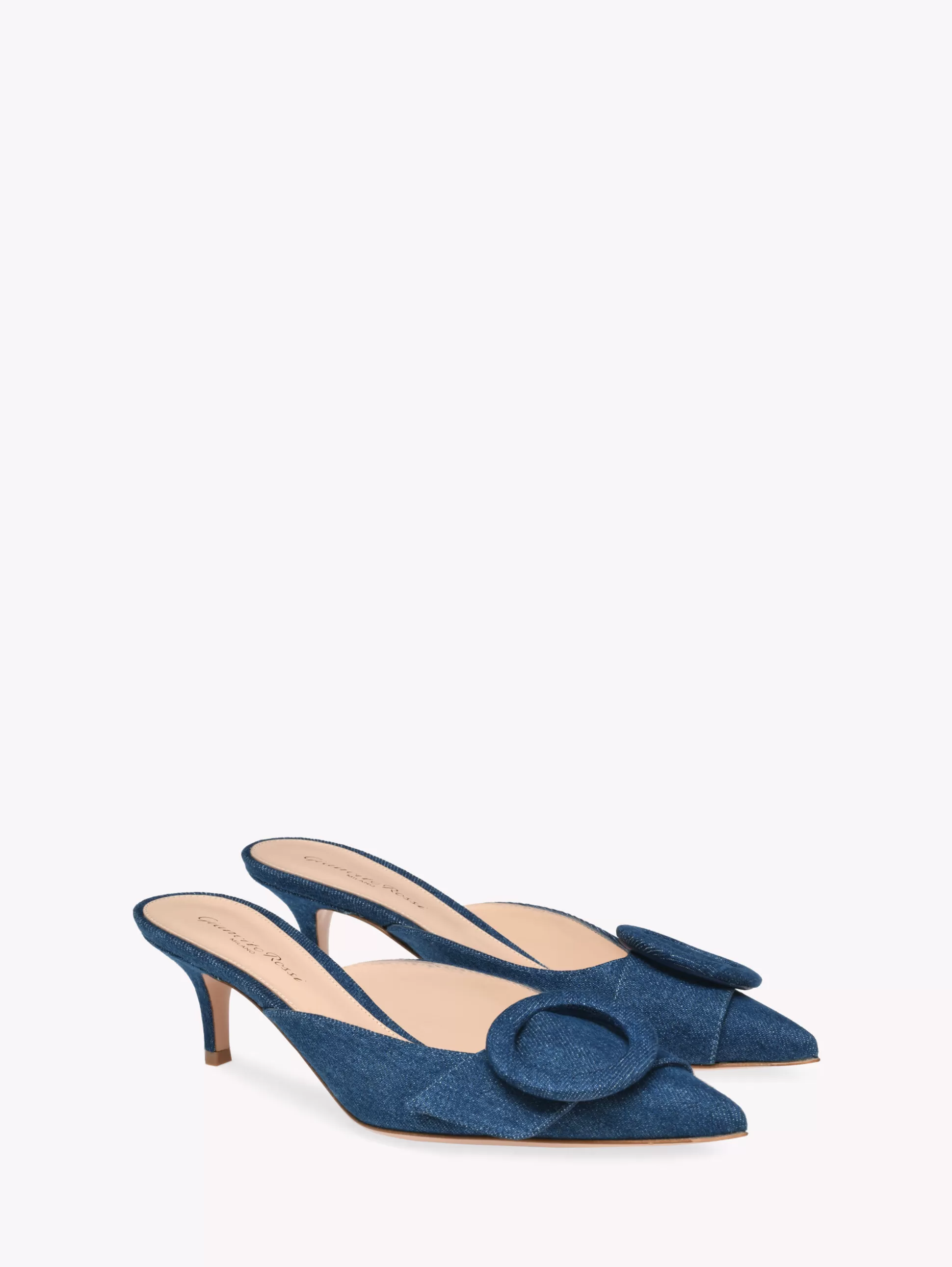 Gianvito Rossi Mules-PORTOFINO MULE 55 BLUE