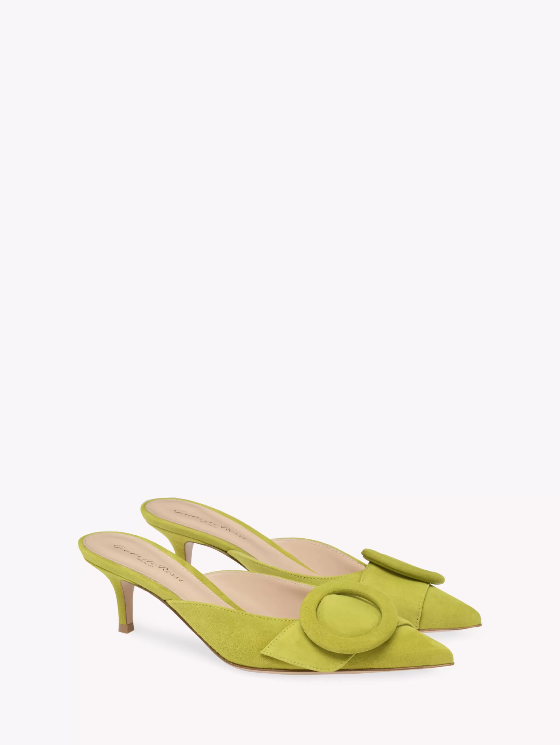 Gianvito Rossi Mules-PORTOFINO MULE 55 GREEN