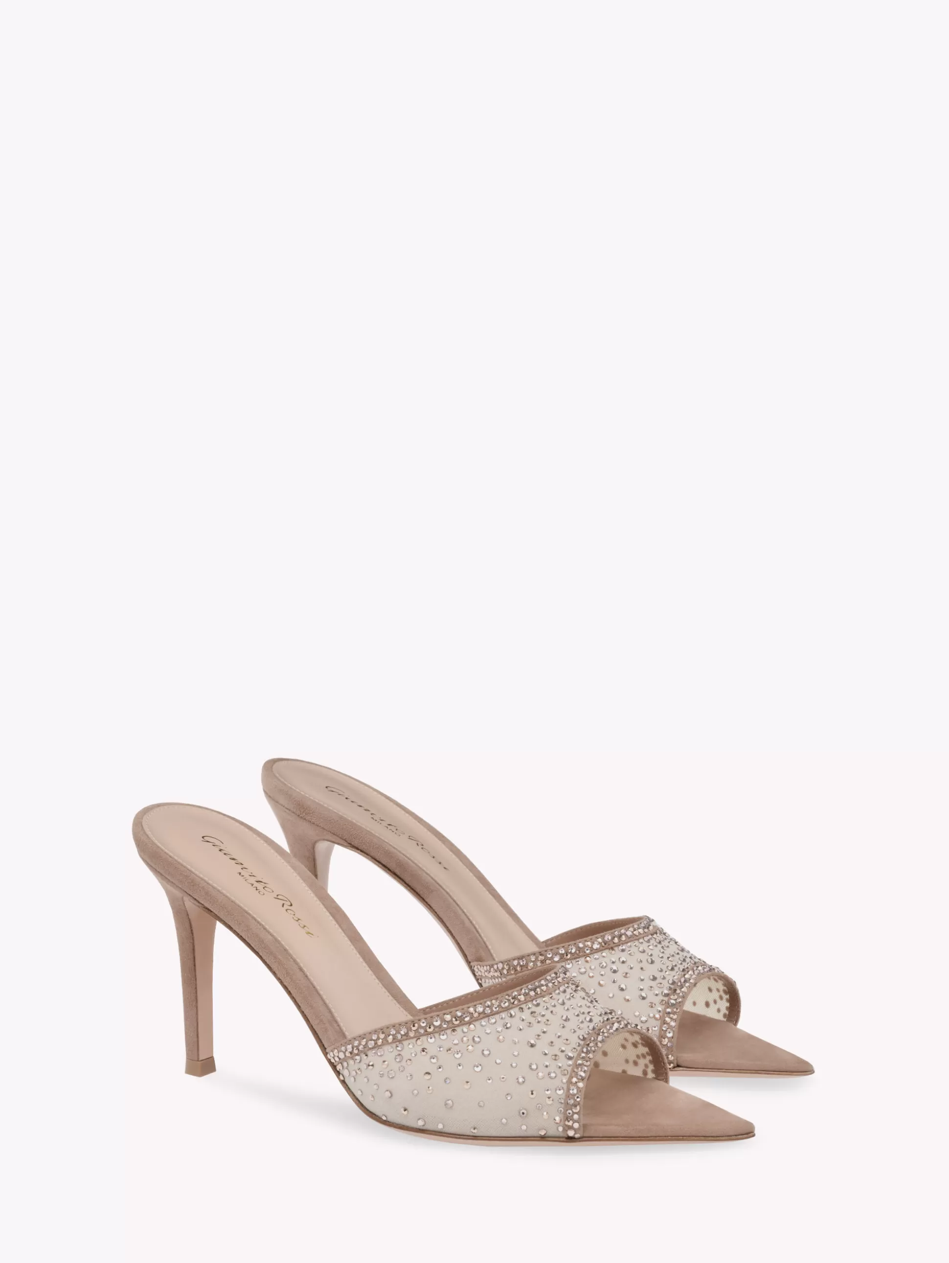 Gianvito Rossi Mules-RANIA MULE 85 PINK