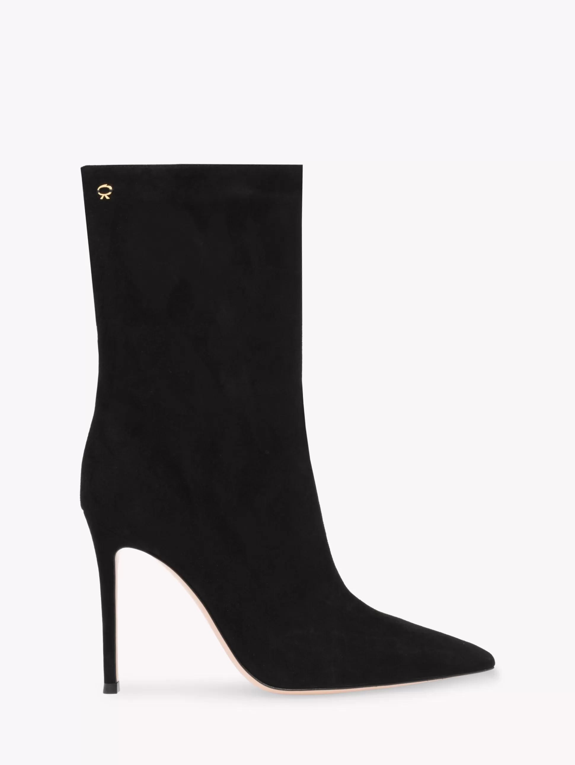 Gianvito Rossi Booties-REUS BLACK SUEDE