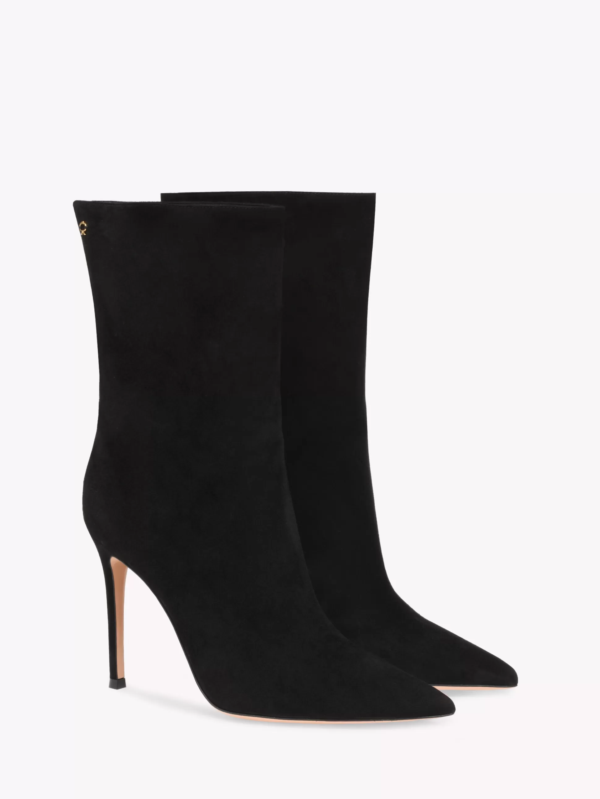 Gianvito Rossi Booties-REUS BLACK SUEDE