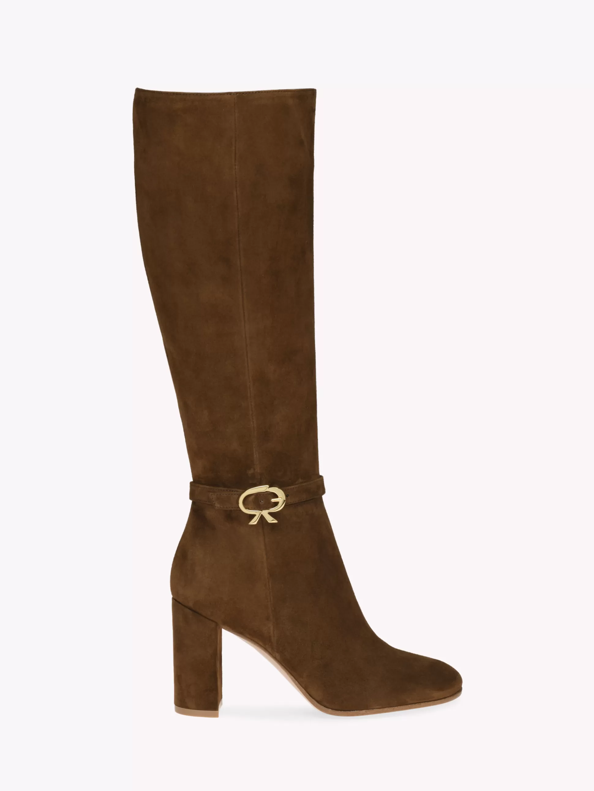 Gianvito Rossi Boots | Ribbon-RIBBON BOOT 85 BROWN