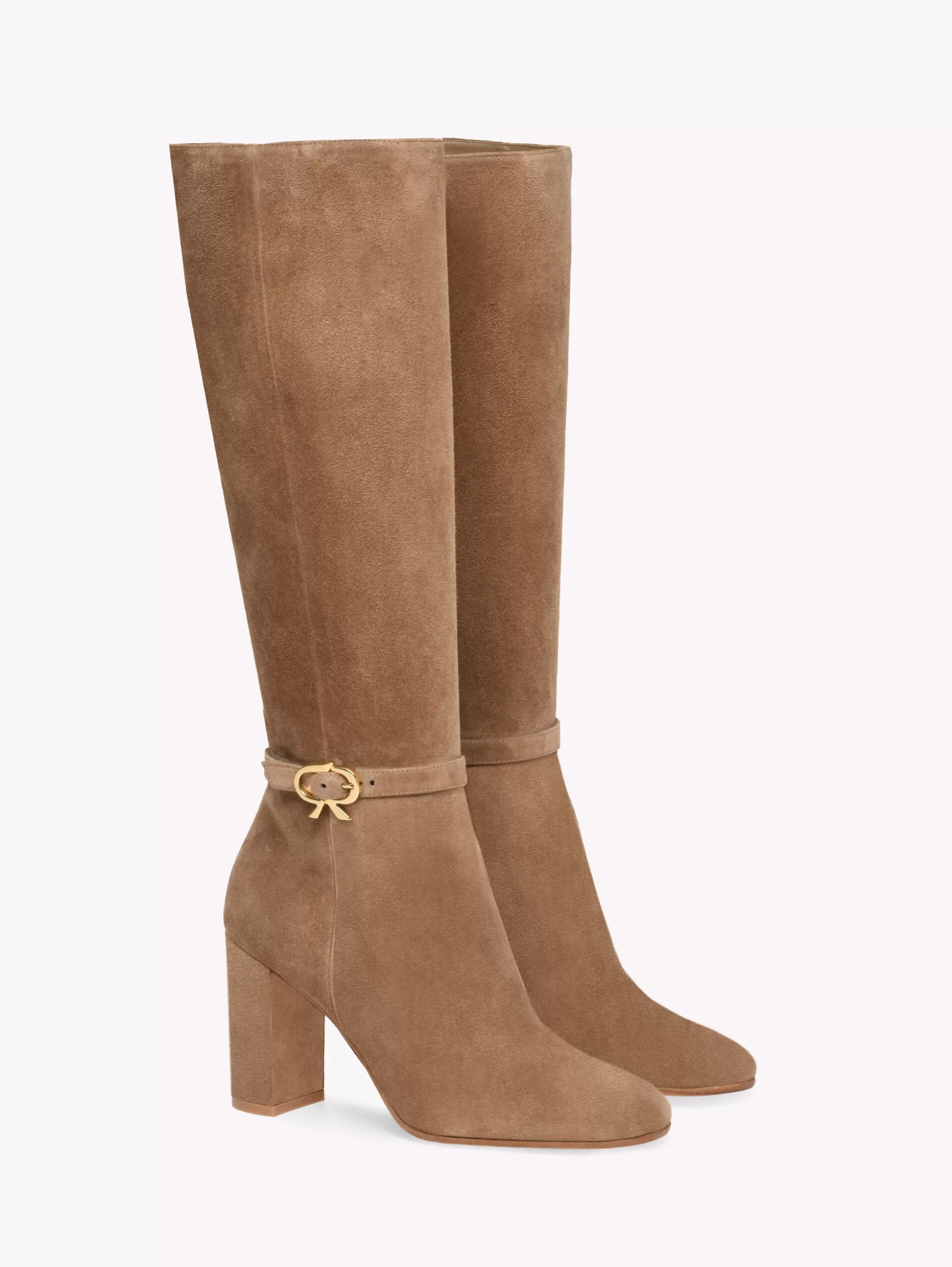 Gianvito Rossi Boots | Ribbon-RIBBON BOOT 85 BROWN