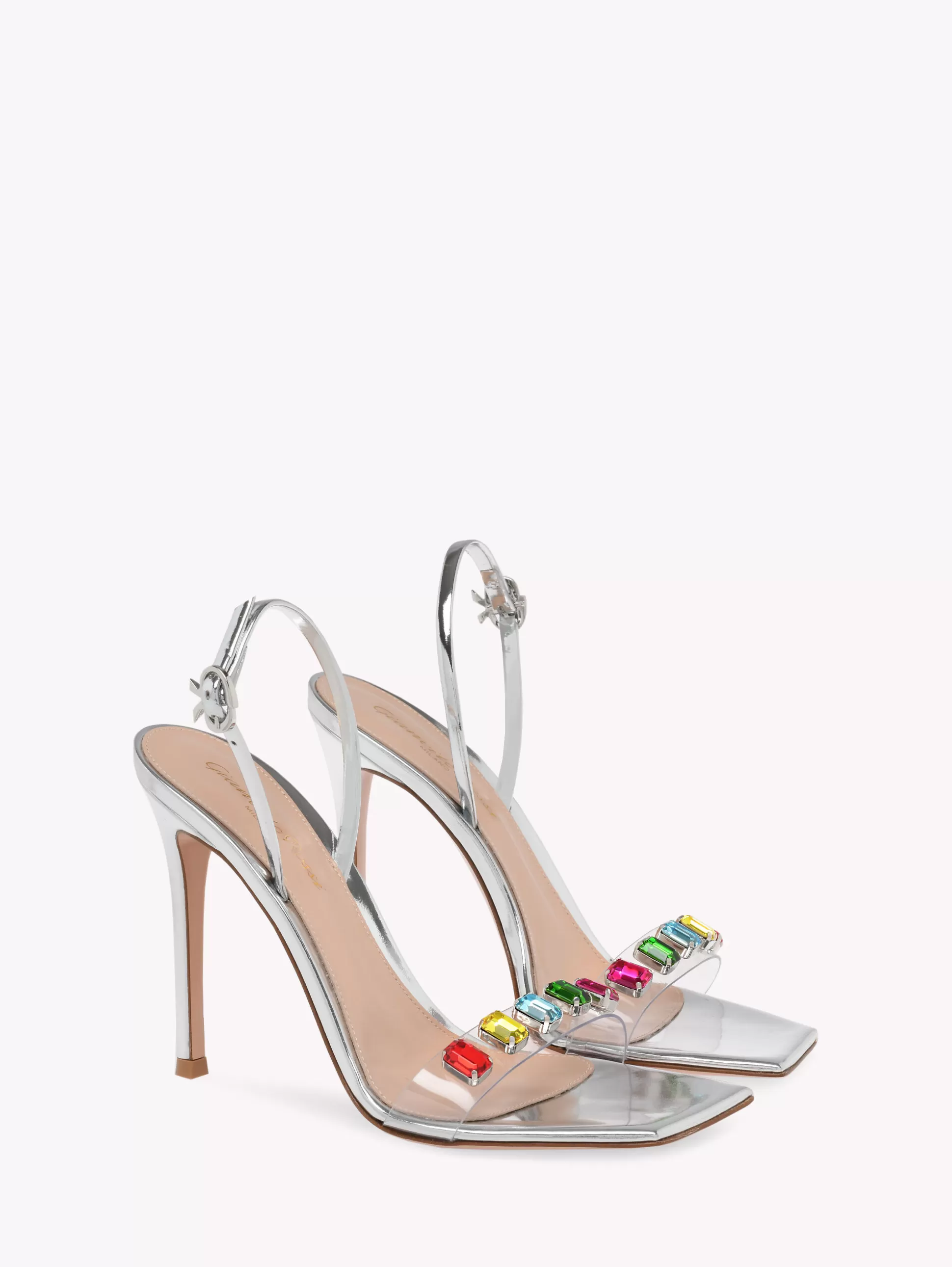 Gianvito Rossi Sandals-RIBBON CANDY MULTICOLOR