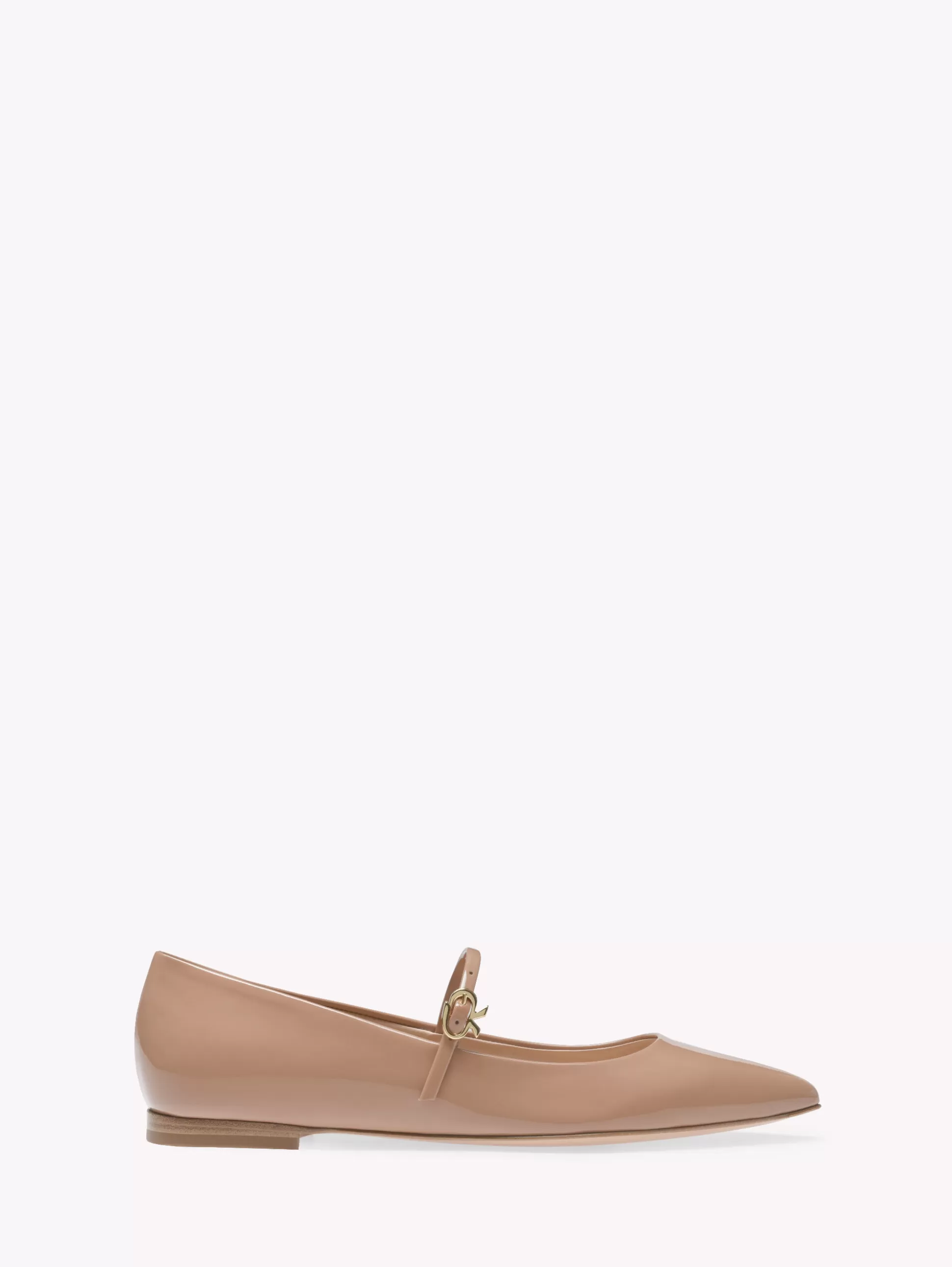 Gianvito Rossi Flats-RIBBON JANE PINK