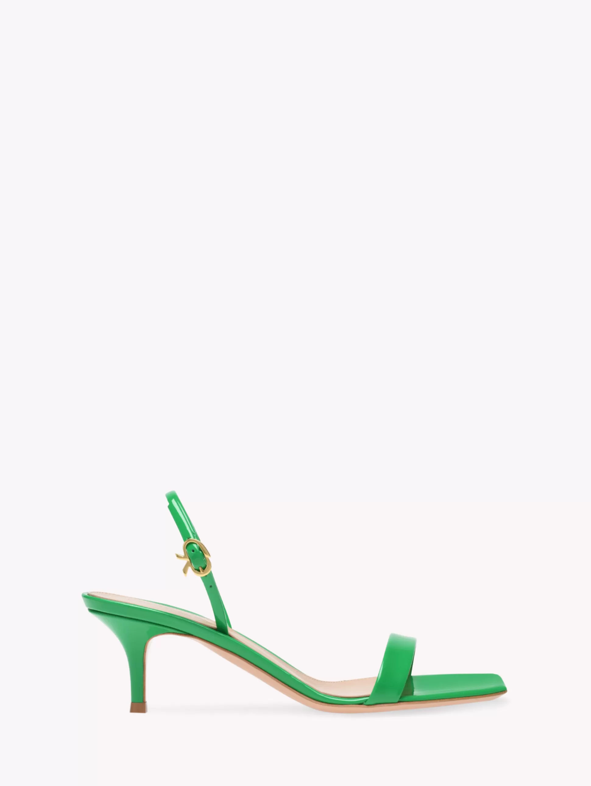 Gianvito Rossi Sandals-RIBBON KITTEN GREEN