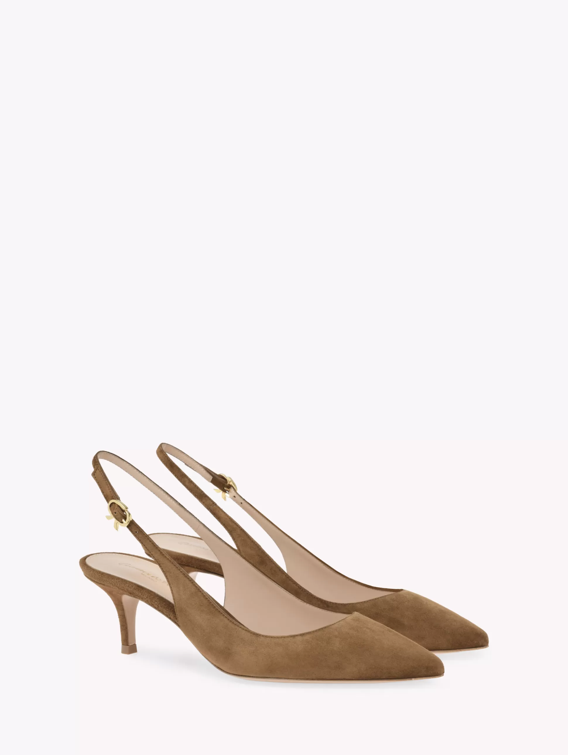 Gianvito Rossi Pumps-RIBBON SLING BROWN