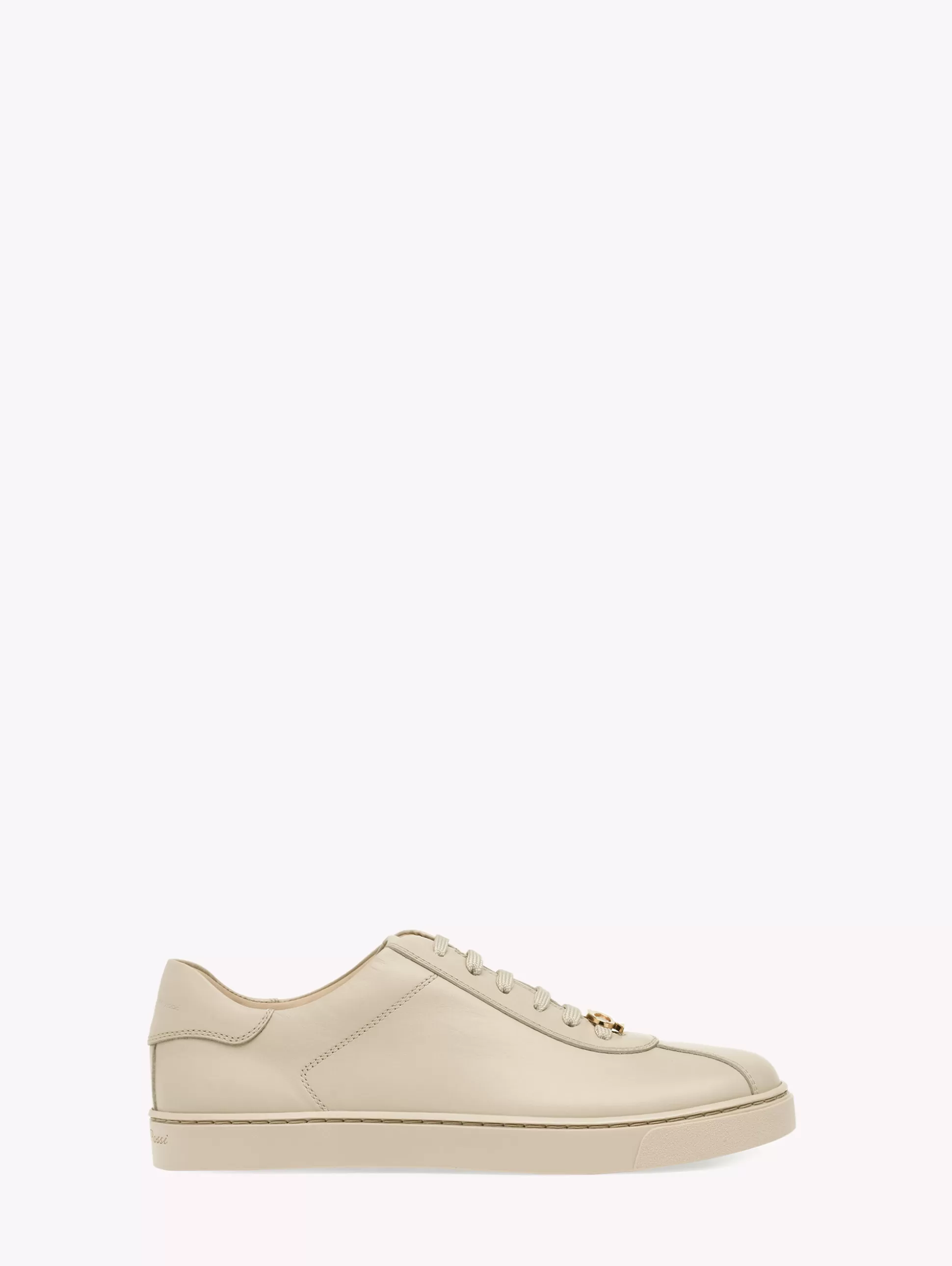 Gianvito Rossi Sneakers-RIBBON SNEAKER MOUSSE BEIGE CALF