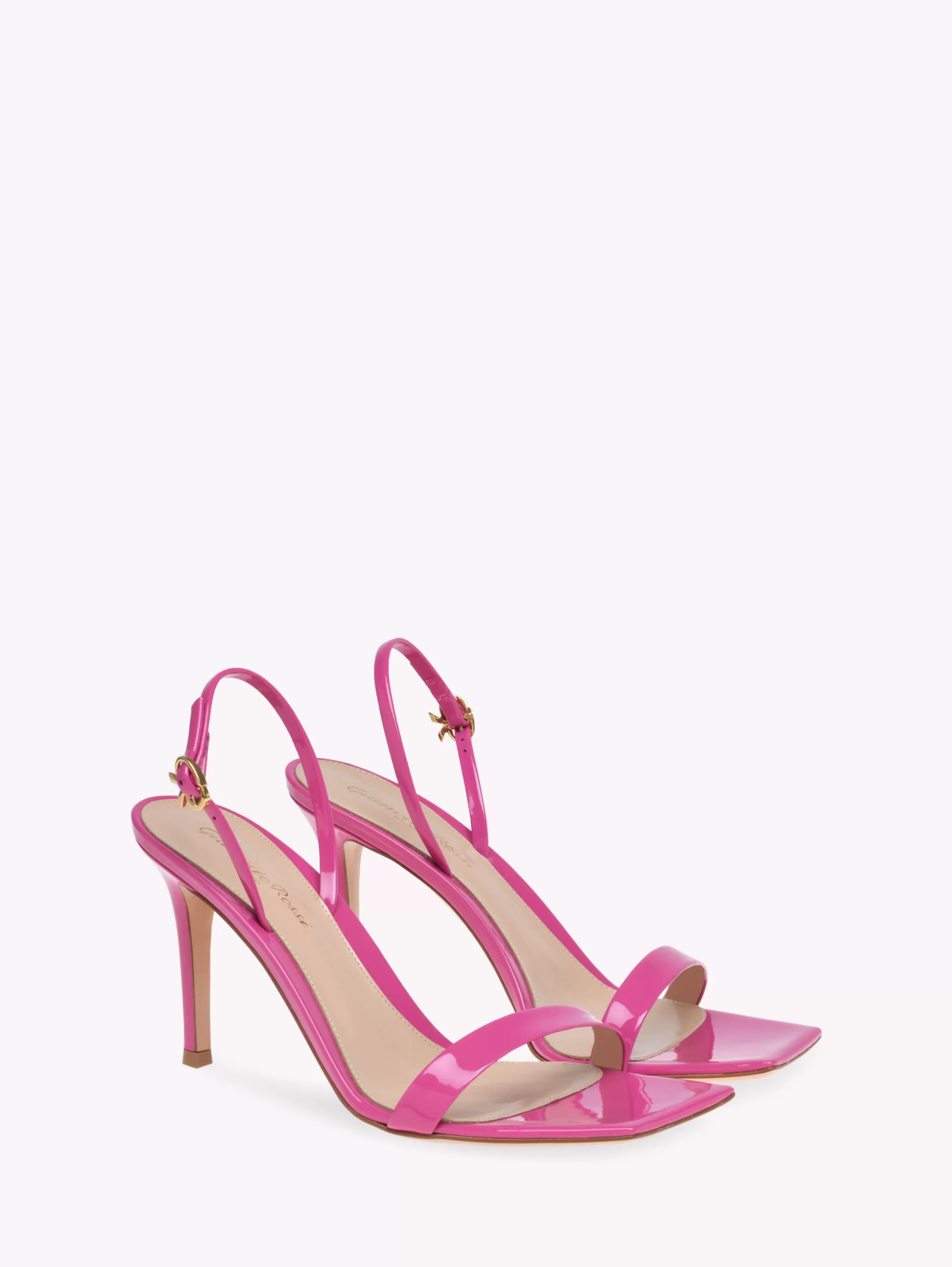 Gianvito Rossi Sandals-RIBBON STILETTO 85 PINK